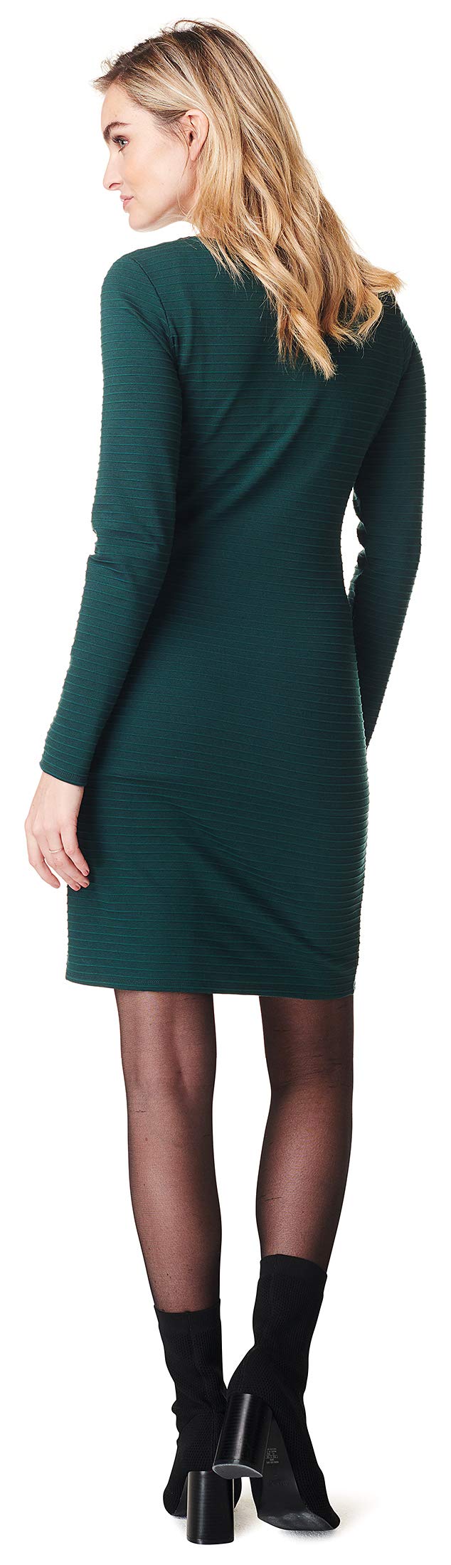 noppies-damen-kleid-dress-nurs-ls-line-umstandskleid-mit-langen-rmeln-gr-n-bottl image 3