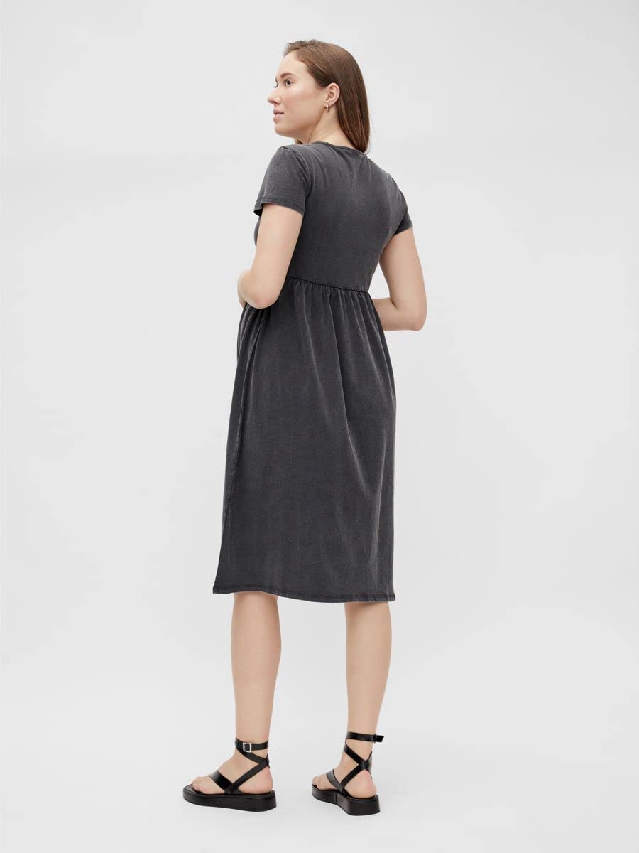 mamalicious-damen-mlstinna-cap-jersey-umstandskleid-schlichtes-kleid-f-r-schwang image 4