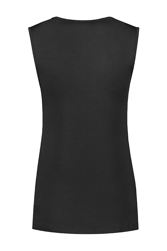 love2wait-stilltop-nursing-tencel-lace-mit-v-ausschnitt-und-spitze-in-schwarz image 3
