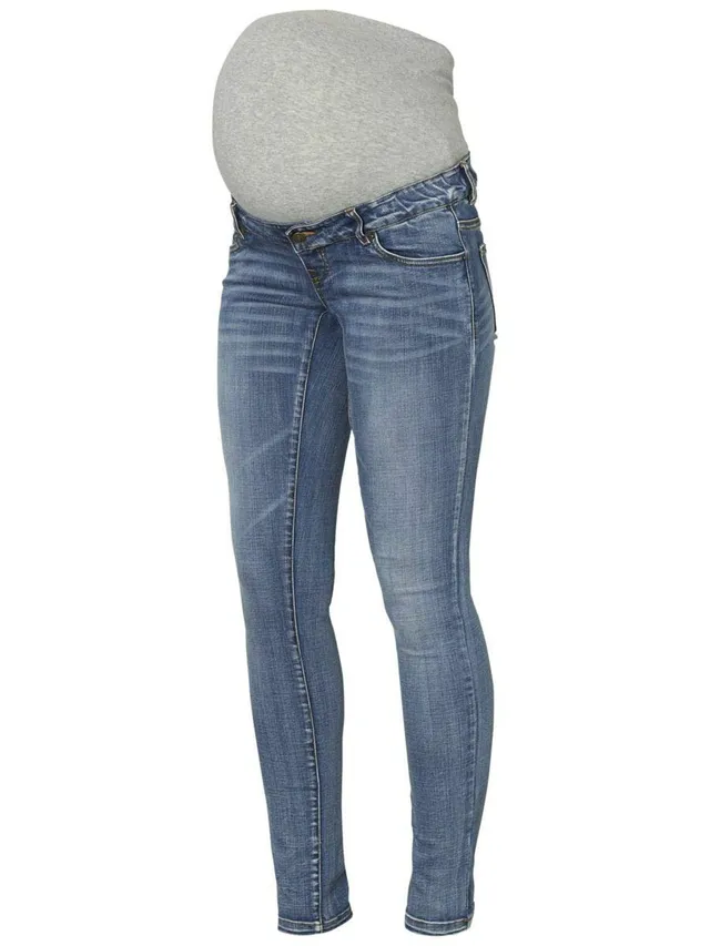 mamalicious-damen-umstandshose-mlgolden-slim-jeans-noos-a-schmale-passform-18-st image 1