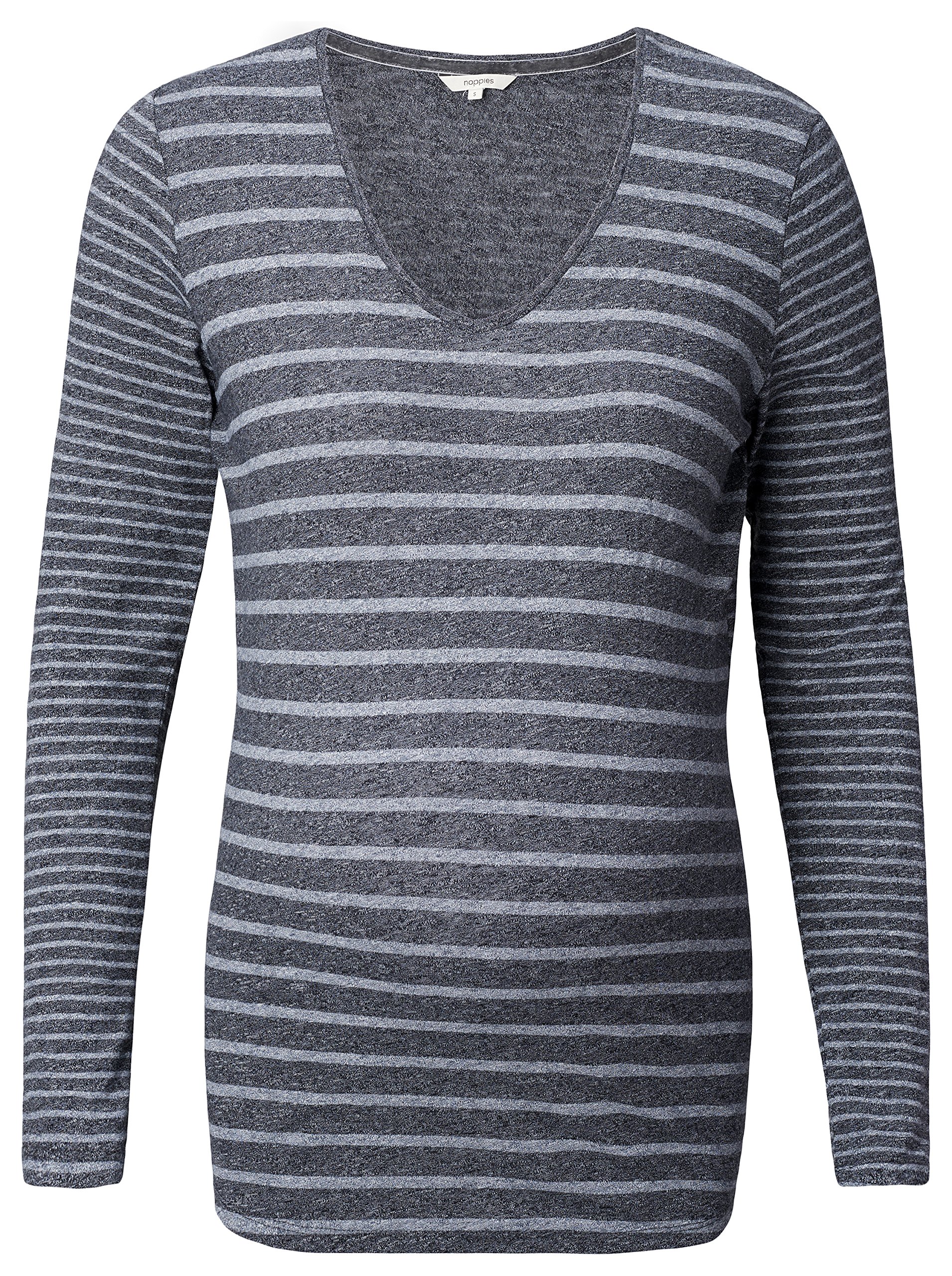 noppies-damen-umstands-langarmshirt-tee-ls-britt-str-umstandsshirt-mit-streifen image 3