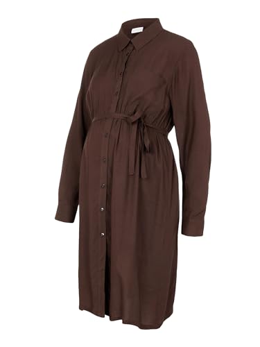 mamalicious-blusenkleid-ercur-umstandsblusenkleid-in-dunkelbraun-gr-e-m image 8