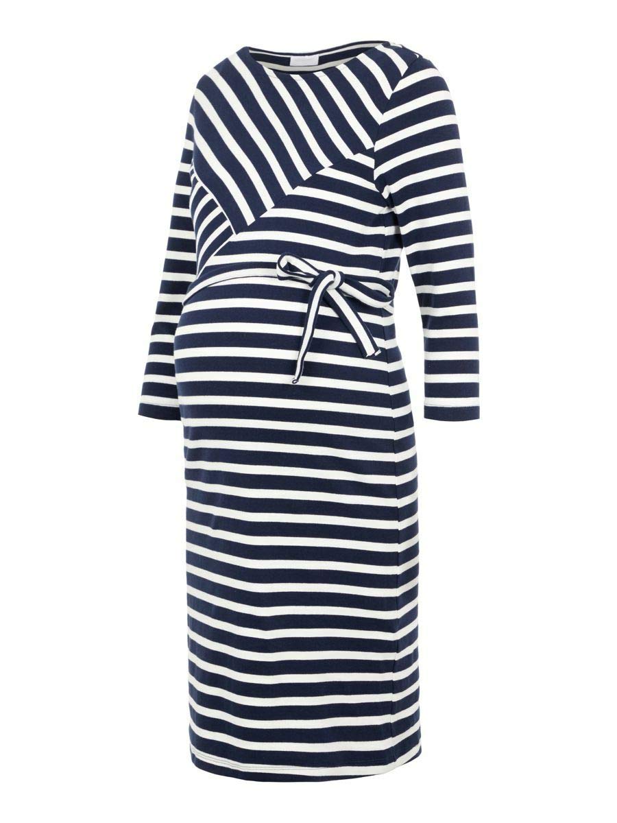 mamalicious-mlselina-umstands-jerseykleid-mit-3-4-rmeln-und-u-boot-ausschnitt image 1