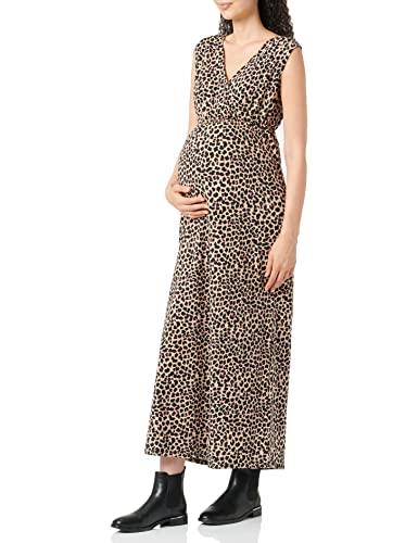 mamalicious-mlkalina-umstandskleid-mit-leomuster-maxikleid-mit-v-ausschnitt-zum- image 8