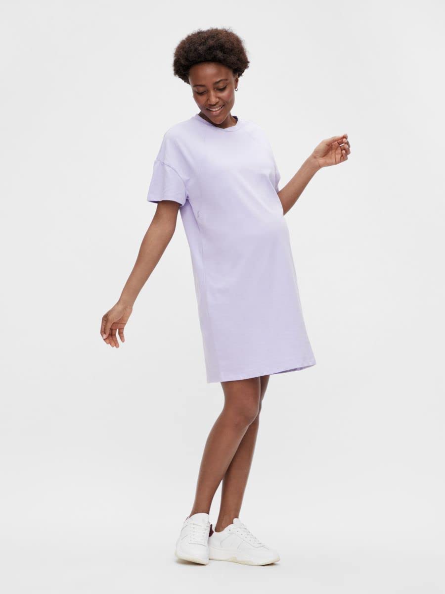 mamalicious-mlmama-mary-s-s-jrs-kurzarm-kleid-lavender-umstands-und-stillkleid-g image 5