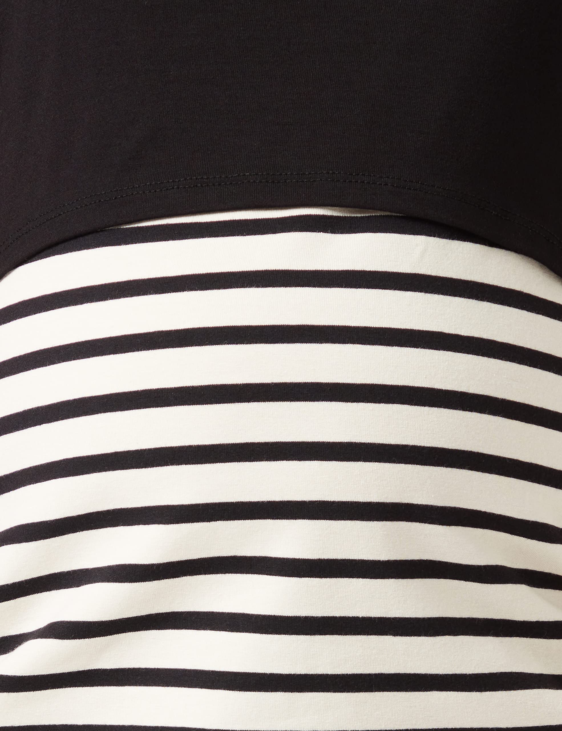 noppies-umstandskleid-stillkleid-dress-nursing-short-sleeve-stripe-l-we-schwarz- image 3
