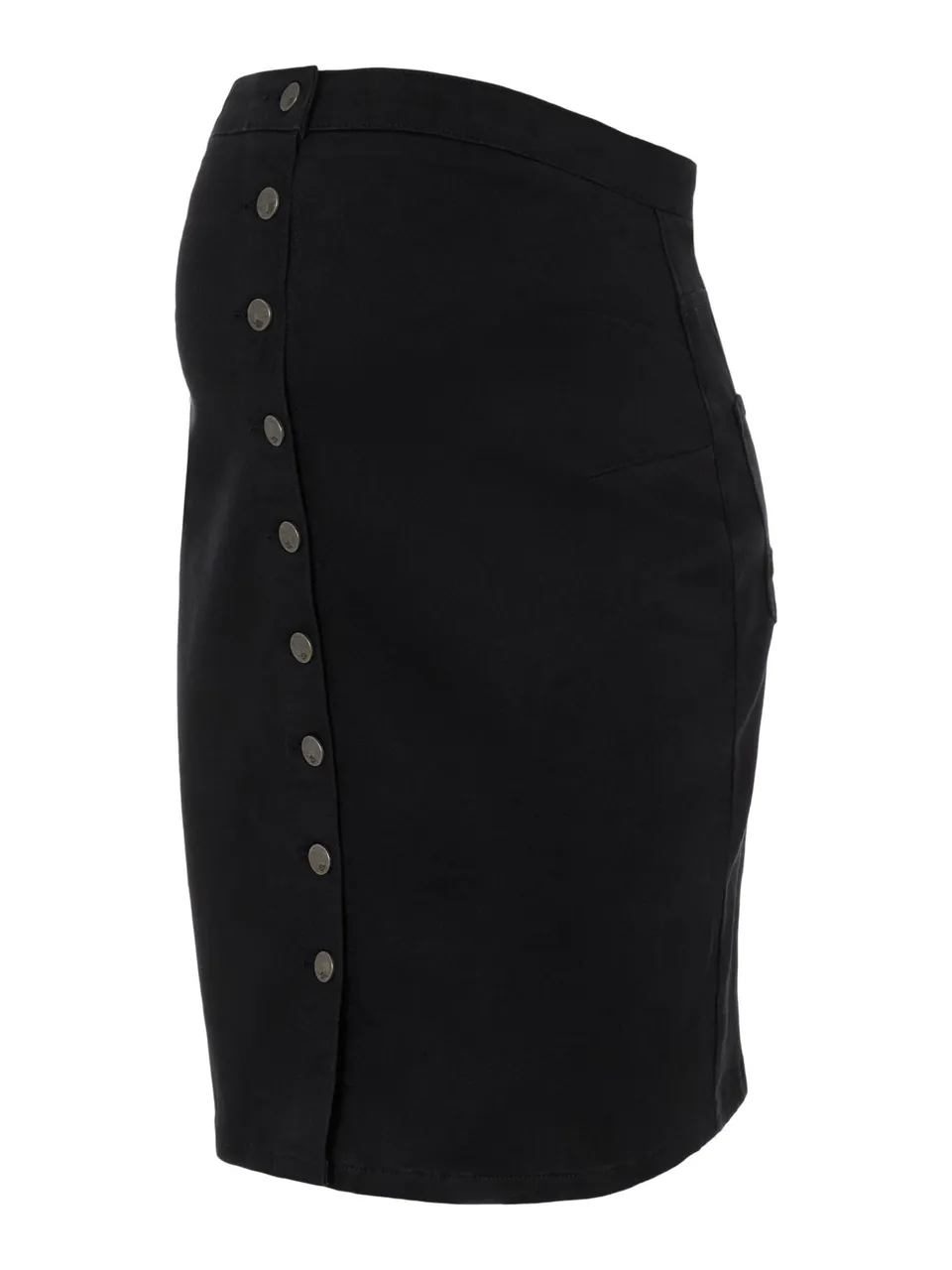 mamalicious-mlvilla-black-denim-abk-skirt-umstands-jeansrock-in-schwarz image 1