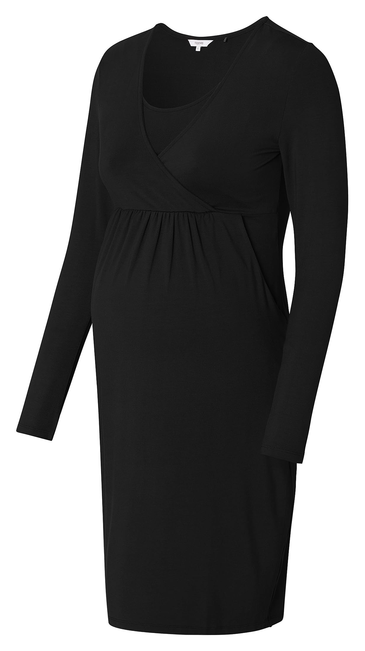 noppies-gaja-umstands-und-stillkleid-langarm-bi-stretch-mit-stillfunktion-tasche image 6