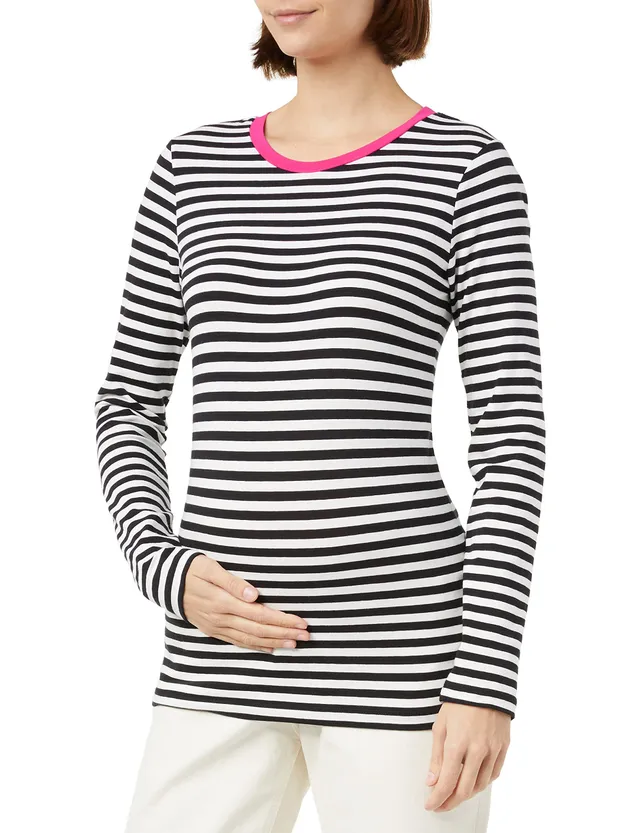 mamalicious-mlgisela-langarm-umstandsshirt-mit-streifen-gr-e-m image 1