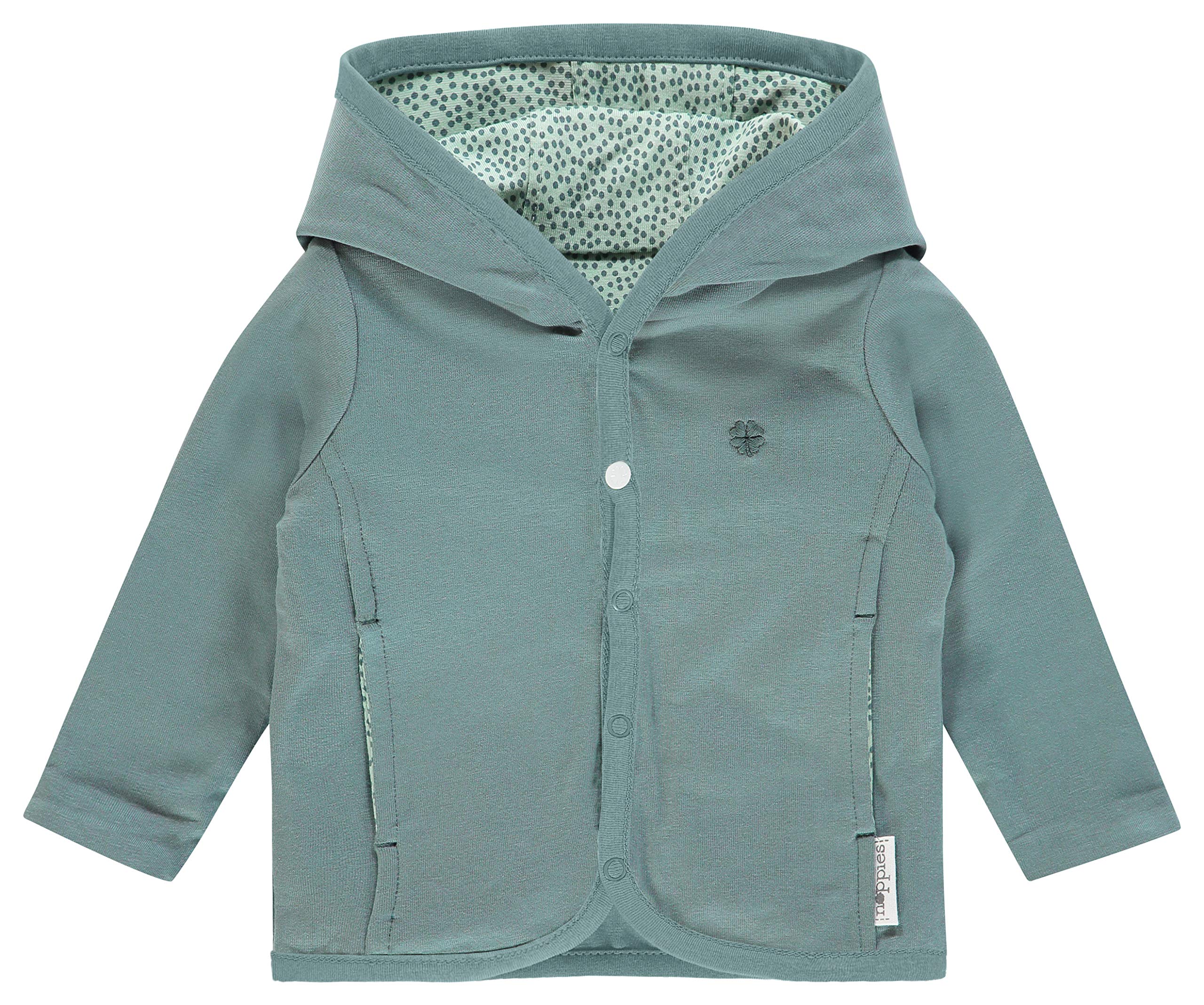 noppies-baby-strickjacke-haye-wendestrickjacke-aus-bio-baumwolle-mit-kapuze-und- image 1