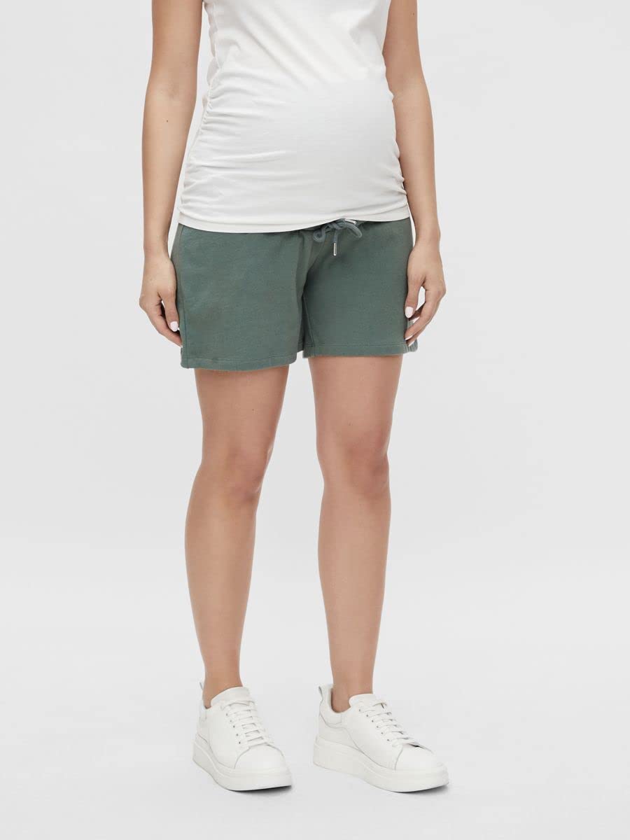 mamalicious-damen-mlcarla-lounge-sweat-shorts-bequeme-freizeithose-f-r-schwanger image 2
