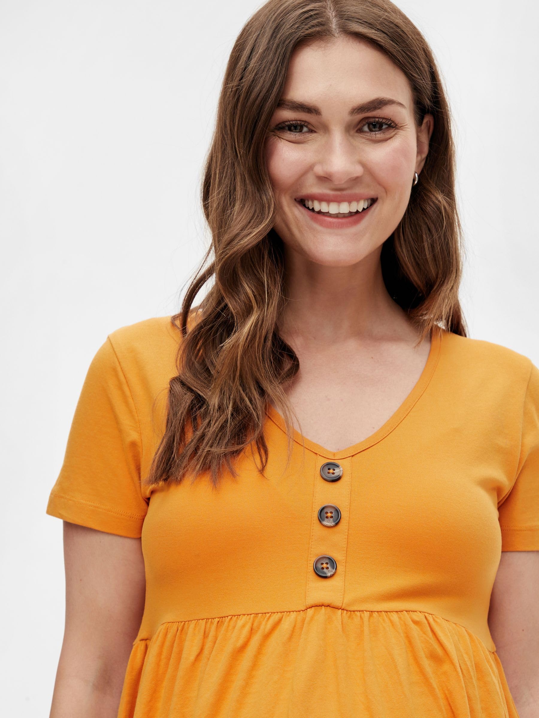 mamalicious-umstandskleid-mlsandra-kurz-v-ausschnitt-bund-ber-dem-bauch image 5