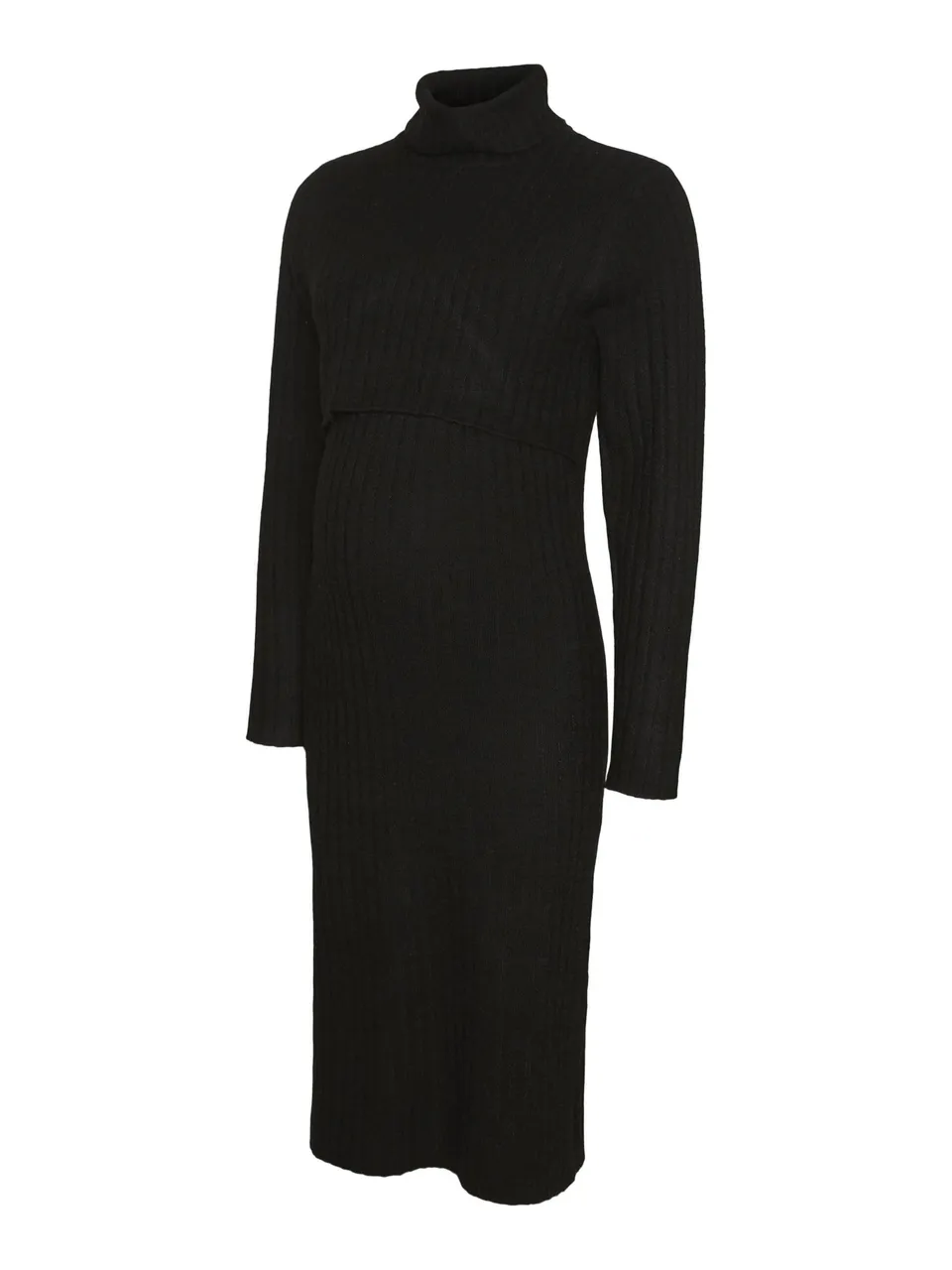mamalicious-mlsuniva-june-ls-knit-midi-dress-2f-noos-langarm-strickkleid-in-midi image 1