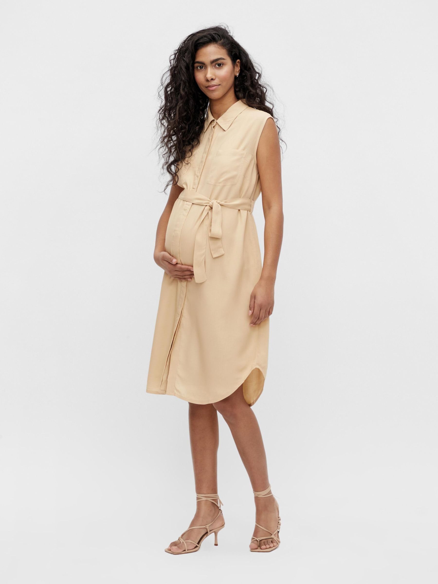 mamalicious-mlmercy-hemdblusenkleid-umstandskleid-im-hemdblusen-stil image 4