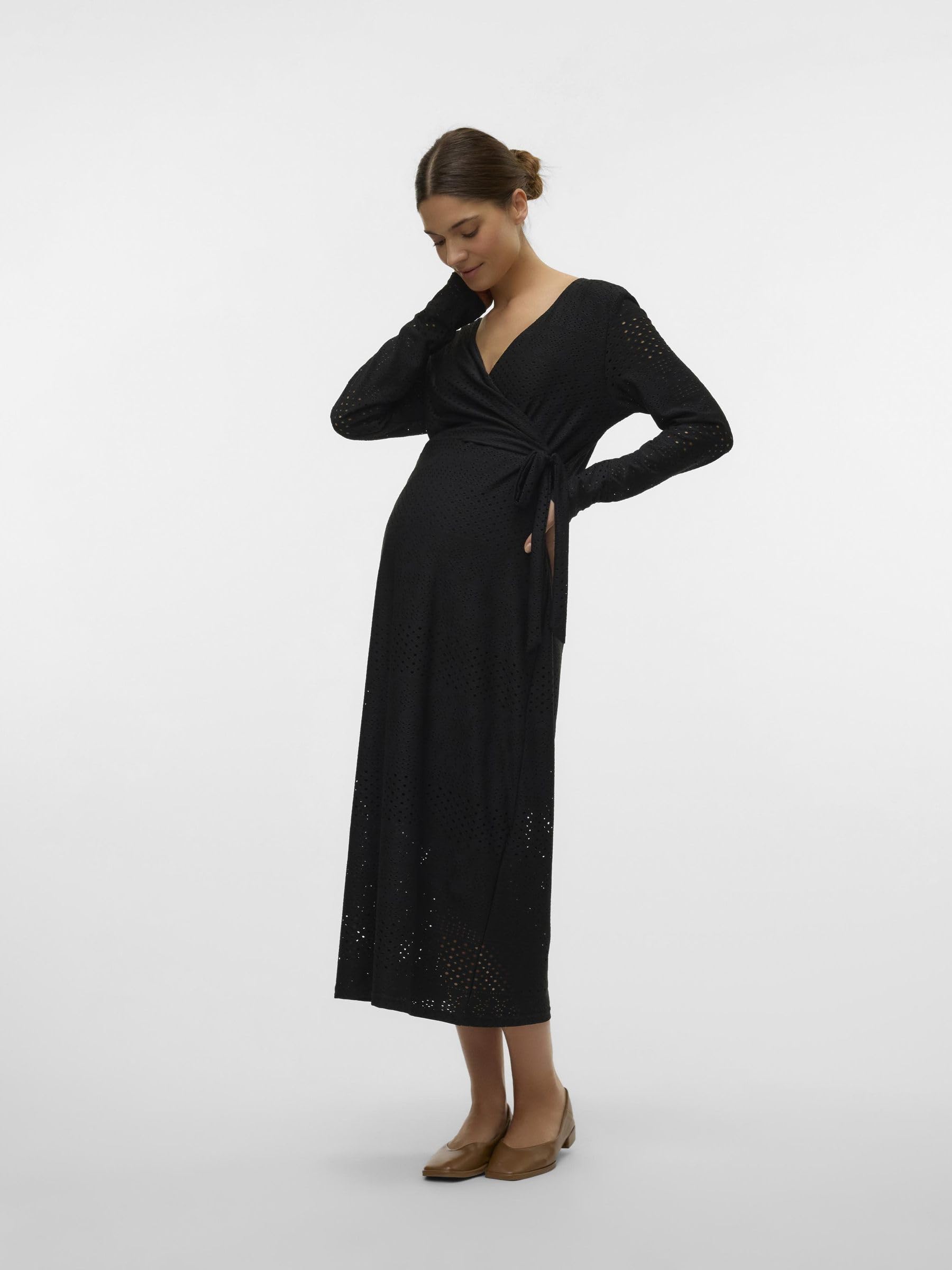 mamalicious-mlangia-umstandskleid-2-in-1-stillkleid-mit-wickeleffekt-v-ausschnit image 4