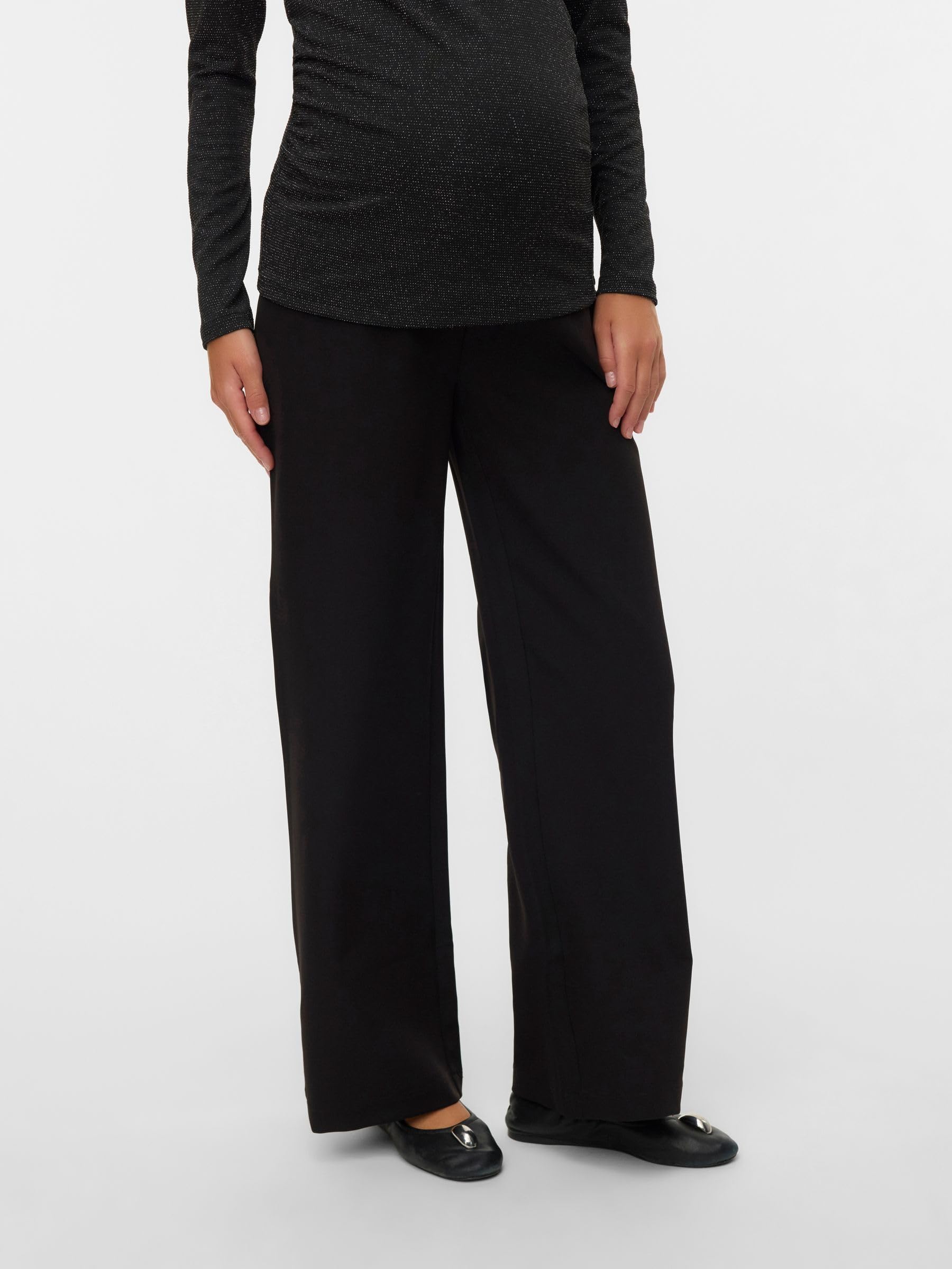 mamalicious-umstands-hose-mit-weitem-beinschnitt-und-mittlerer-taille-normal-ges image 2