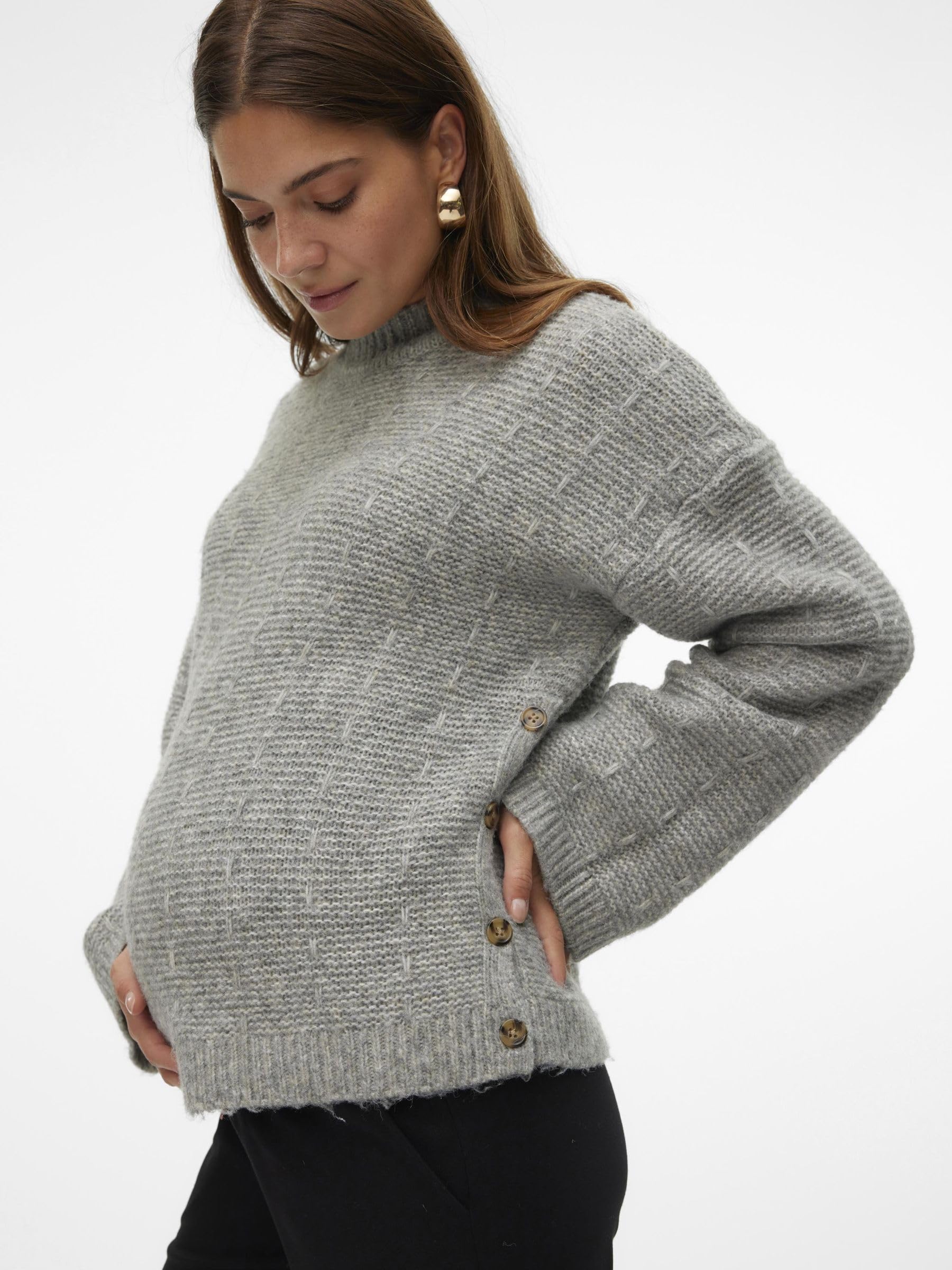 mamalicious-damen-strickpullover-umstands-strickpullover-mit-stillfunktion image 2
