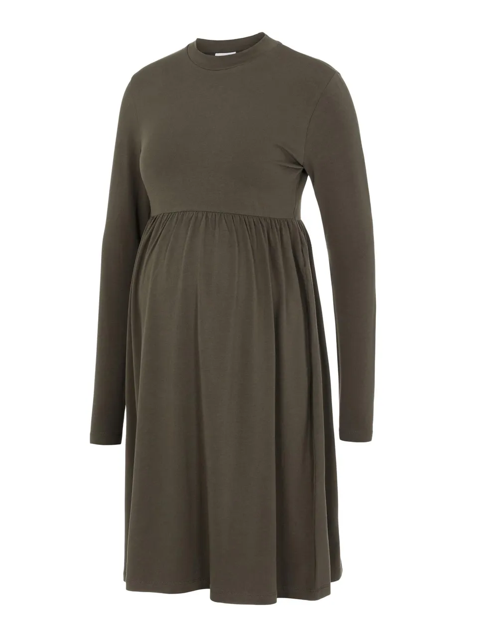 mamalicious-mlsia-l-s-jersey-abk-dress-lang-rmeliges-umstandskleid-mit-naht-ber- image 1