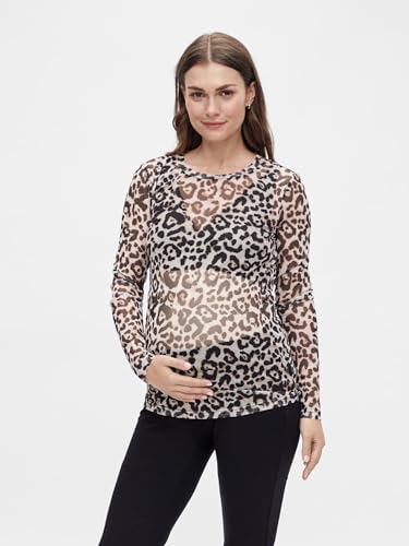 mamalicious-mlsonia-l-s-mesh-top-langarmshirt-mit-leomuster image 8