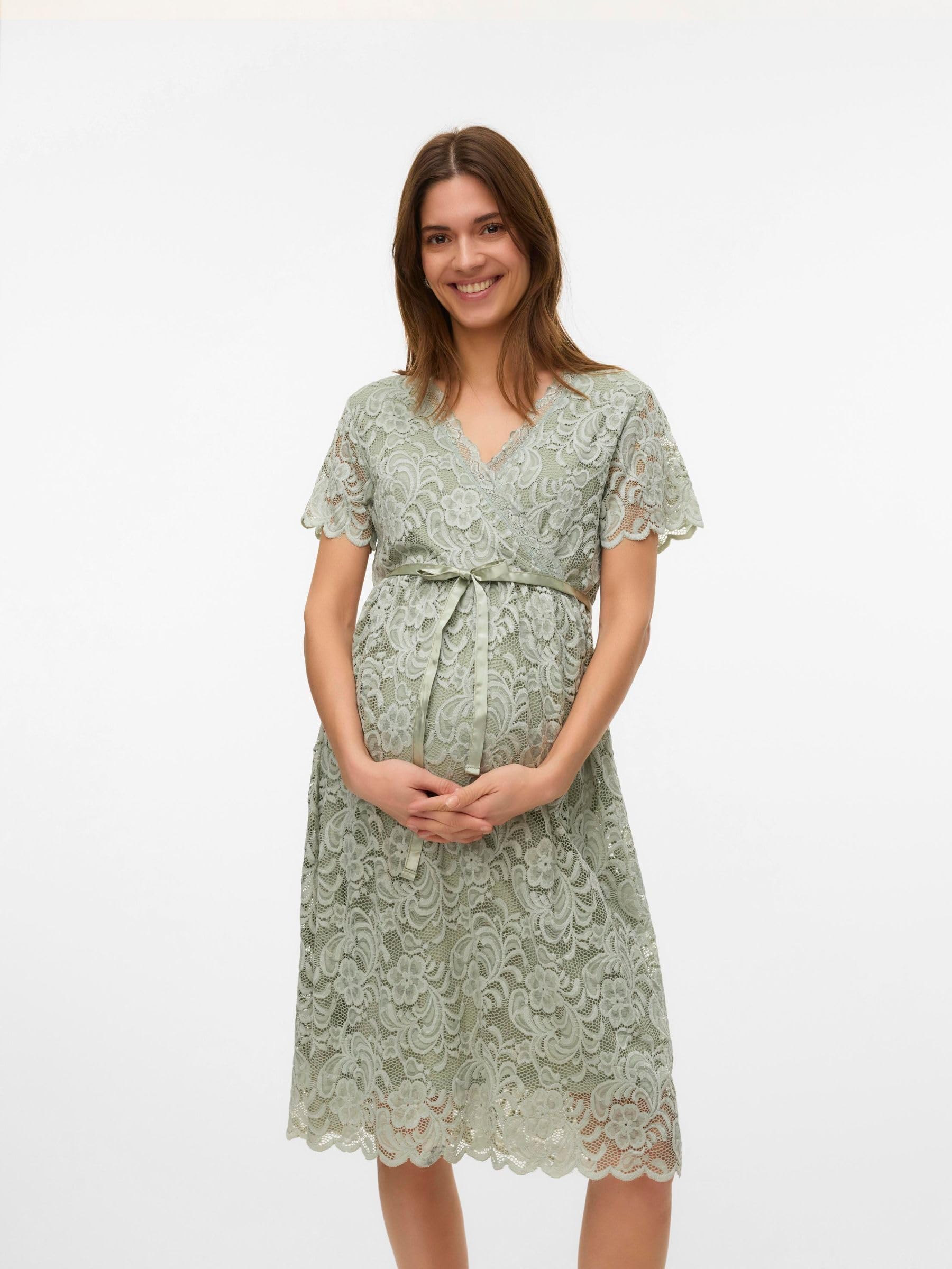 mamalicious-mlmivane-umstandskleid-2-in-1-stillkleid-v-ausschnitt-kurzarm-wickel image 4