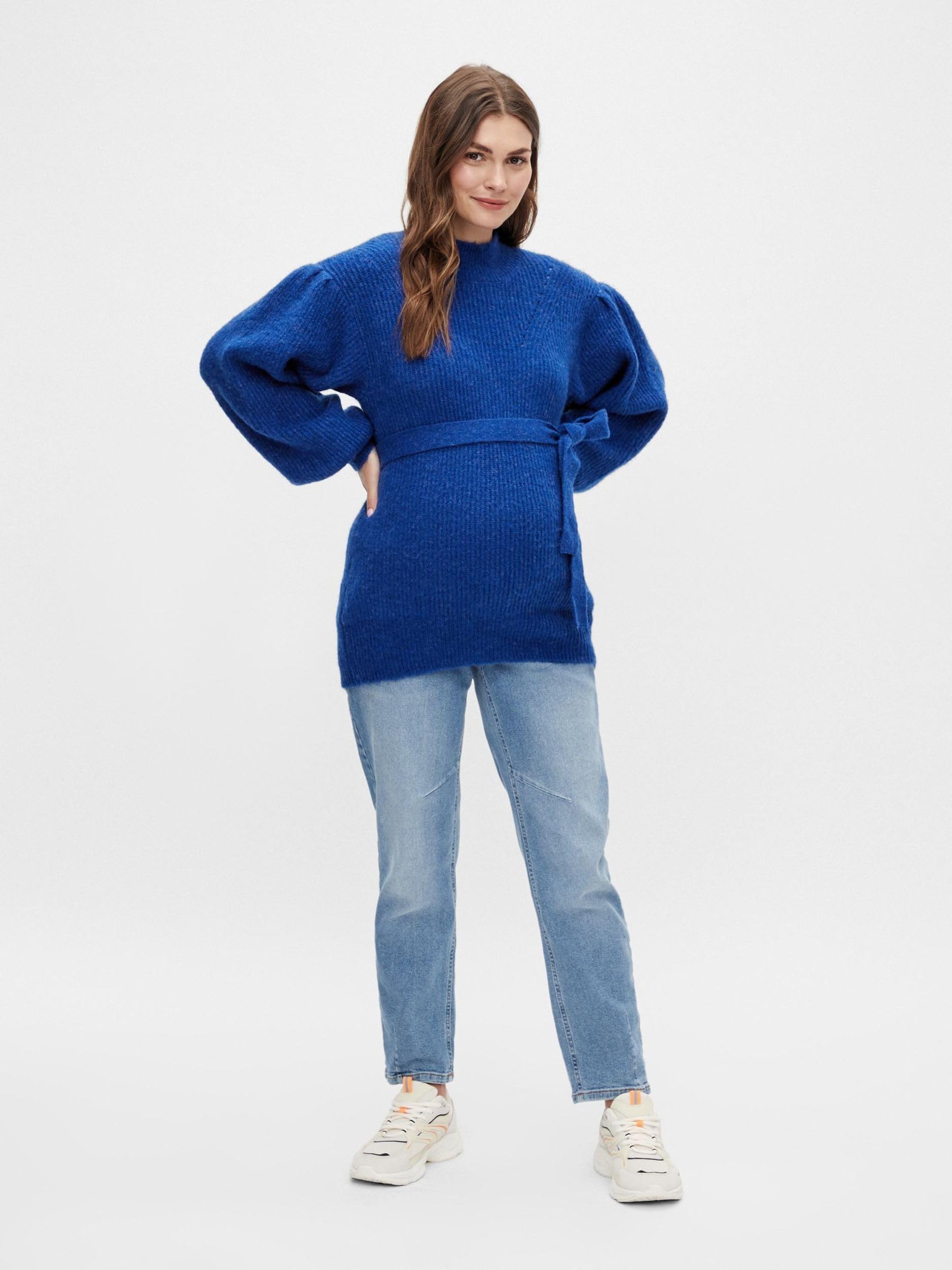 mamalicious-mllilli-l-s-knit-top-a-umstandspullover-mit-bindeg-rtel image 4