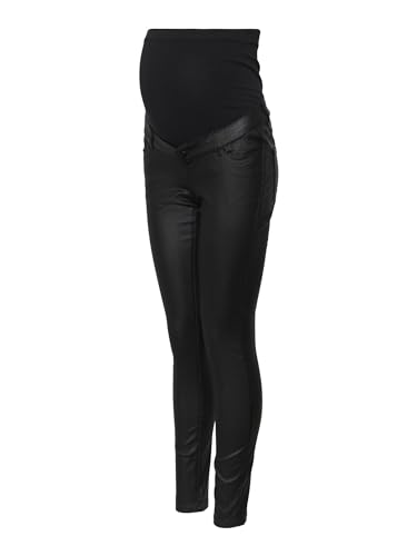 mamalicious-vmmseven-umstandsjeans-skinny-coated-beschichtet-schwarz-damen image 6