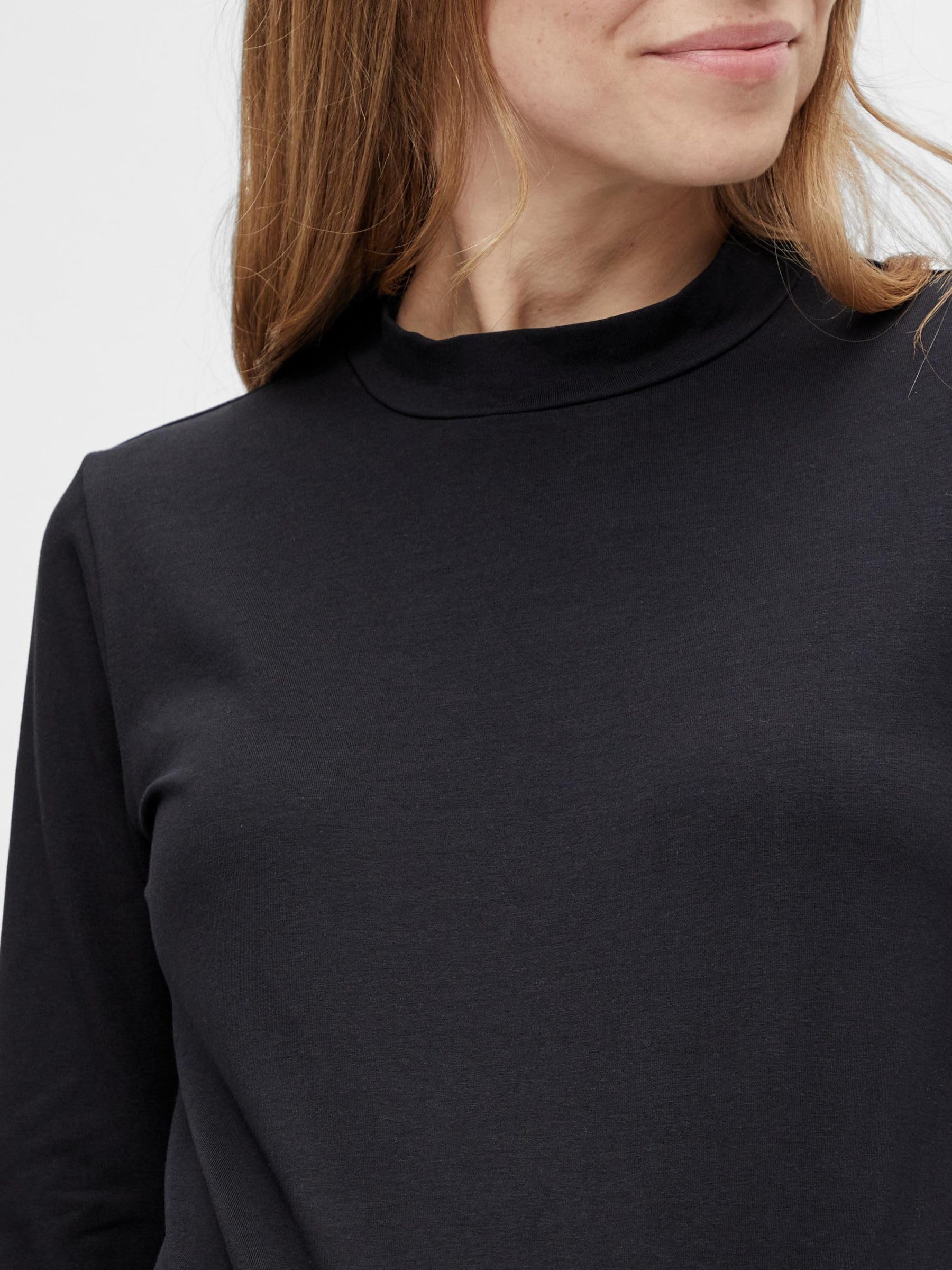 mamalicious-umstandskleid-mleva-midikleid-mit-stehkragen-und-langen-rmeln-aus-re image 5