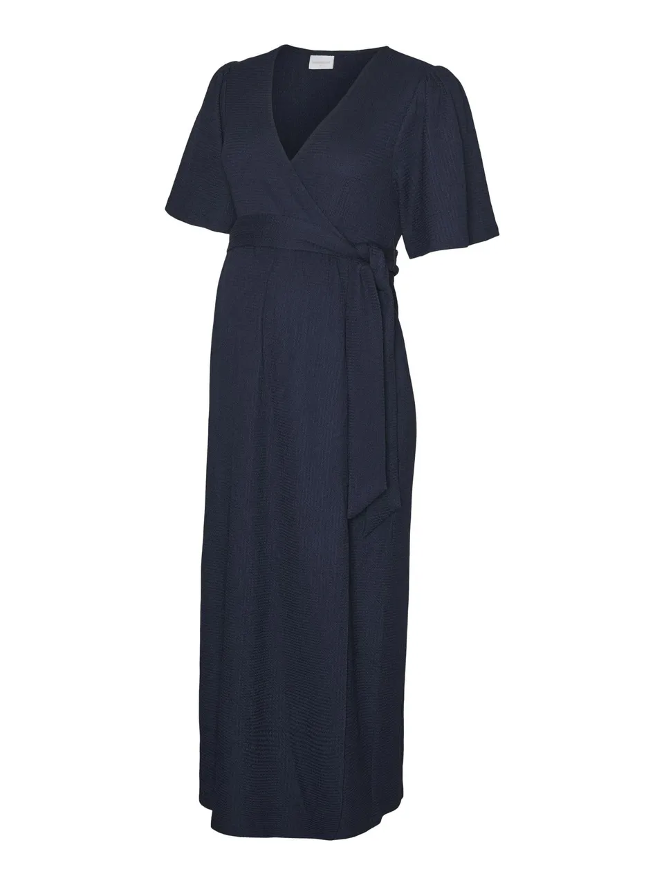 mamalicious-mlselima-umstandskleid-2-in-1-stillkleid-v-ausschnitt-halbarm-midi-l image 1