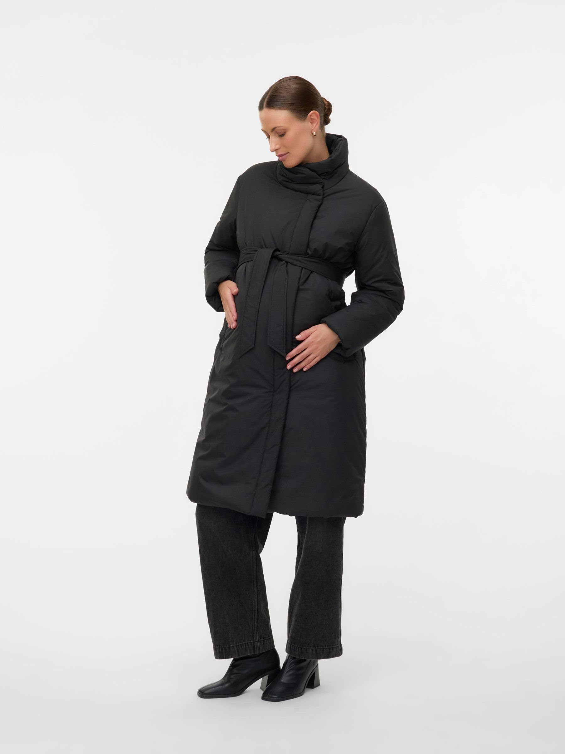 mamalicious-stehkragen-steppjacke-2-in-1-umstands-und-normaljacke-langarm-mit-g- image 4