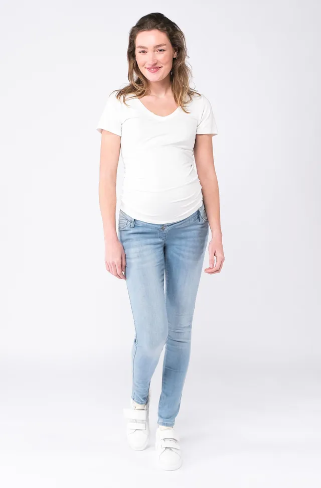 love2wait-jeans-sophia-32-skinny-fit-light-wash-umstandsjeans-in-32-l-nge image 1