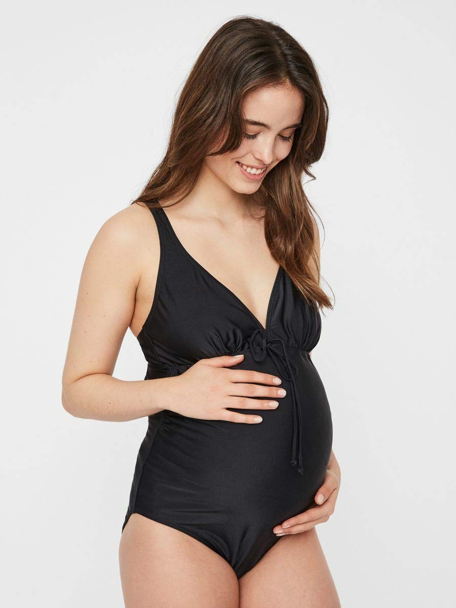 mamalicious-mljosefine-umstandsbadeanzug-einfarbiger-badeanzug-mit-verstellbaren image 4