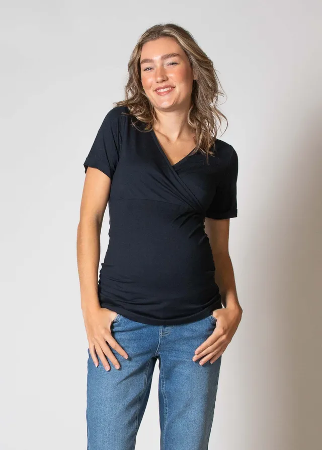 love2wait-sophia-b999113-006-still-shirt-kurzarm-ecovero-navy image 1