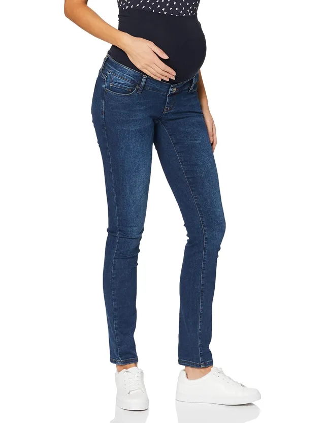 noppies-maternity-jeans-mila-slim-fit-umstandsjeans-in-authentic-blue-mit-st-tzb image 1