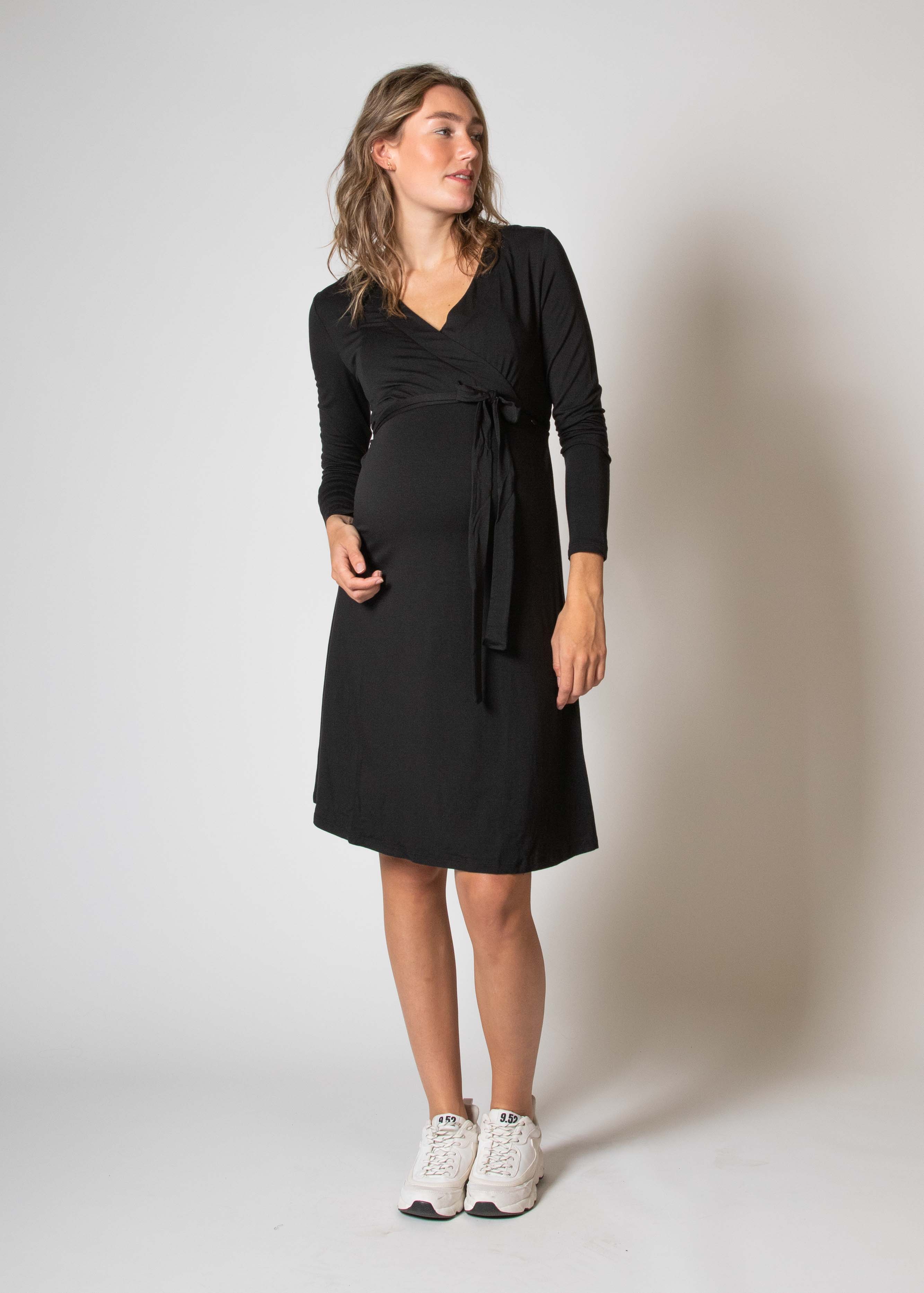 love2wait-dres-nursing-tencel-ecovero-black image 1