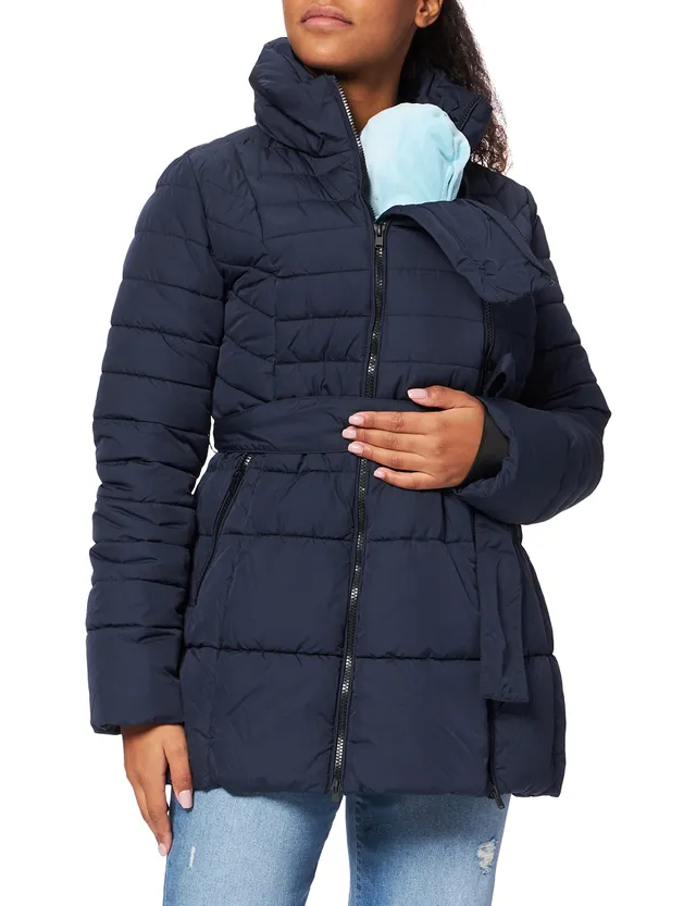 noppies-damen-umstandsjacke-jacke-bradford-wasserdicht-gef-ttert-mit-schleife-un image 1