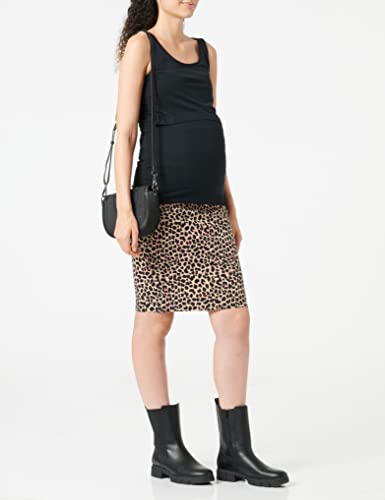 mamalicious-umstandsrock-mlkalina-uk-jersey-skirt-leomuster-baumwollmischung-kni image 6