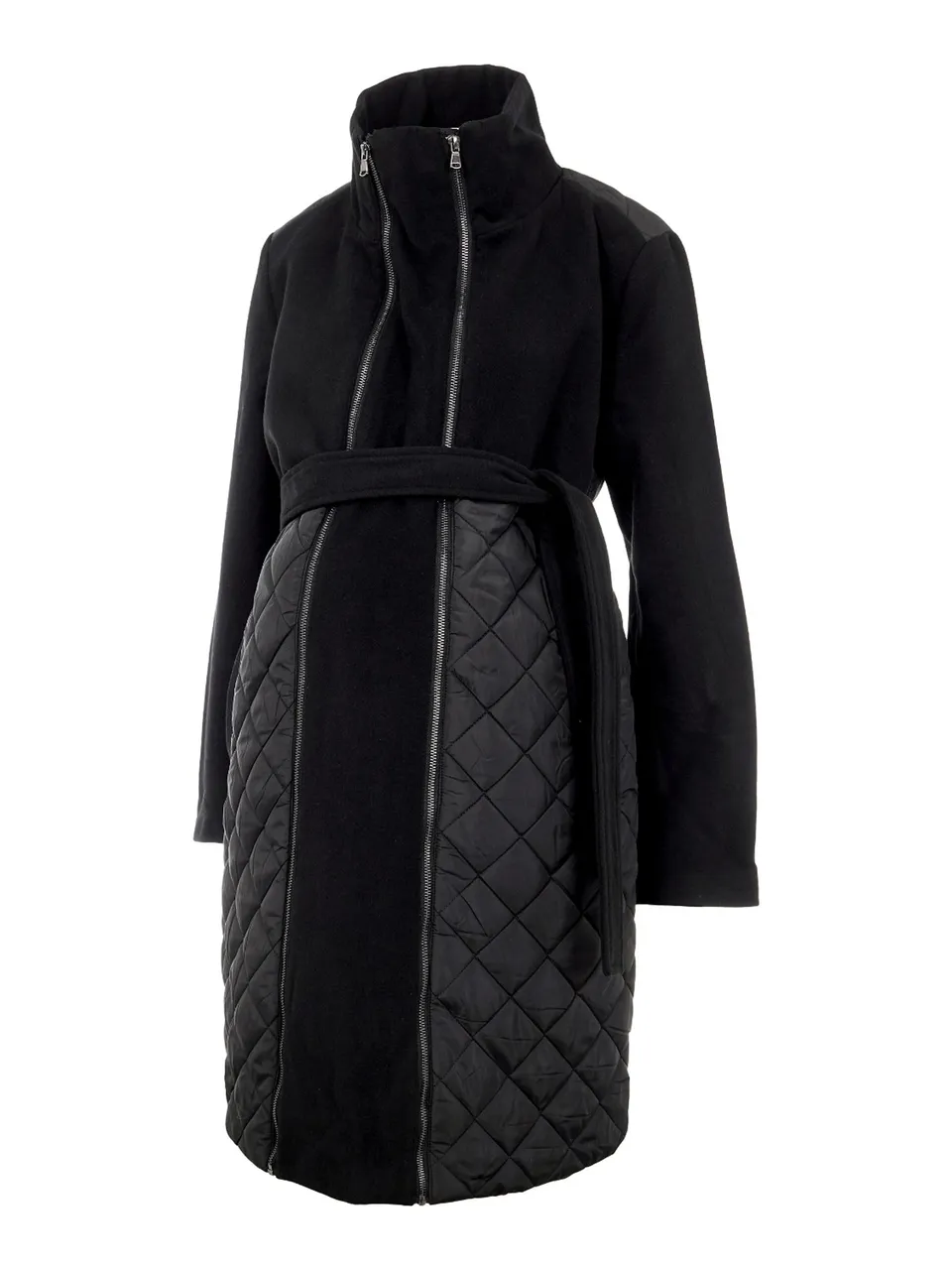 mamalicious-damen-bergangsjacke-giggi-tikka-schwarze-umstandsjacke-gr-e-s image 1