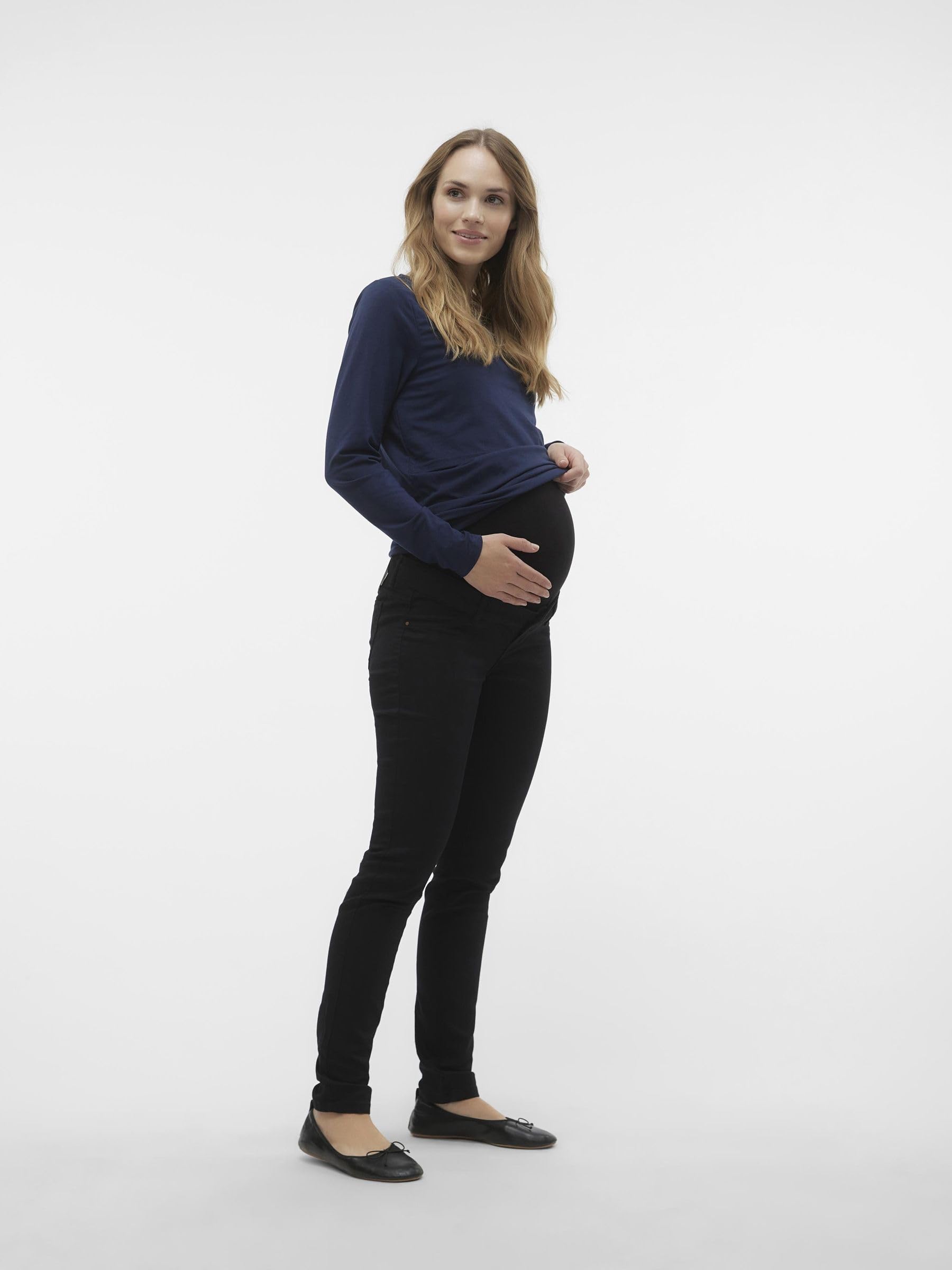 mamalicious-damen-umstandshose-mljuliane-slim-pant-noos-slim-fit-umstandsjeans image 4
