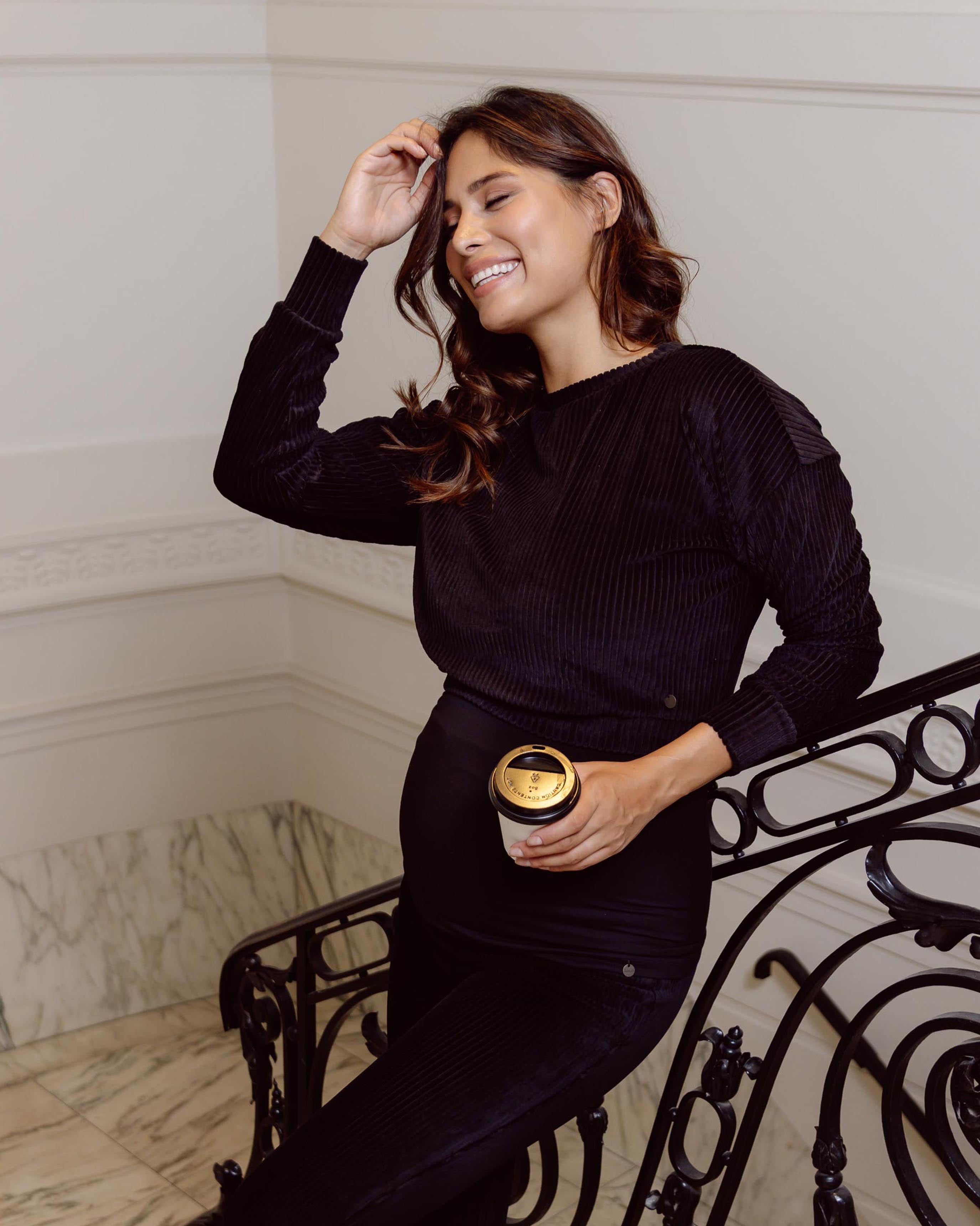 love2wait-rib-sweater-sophia-schwarz image 1