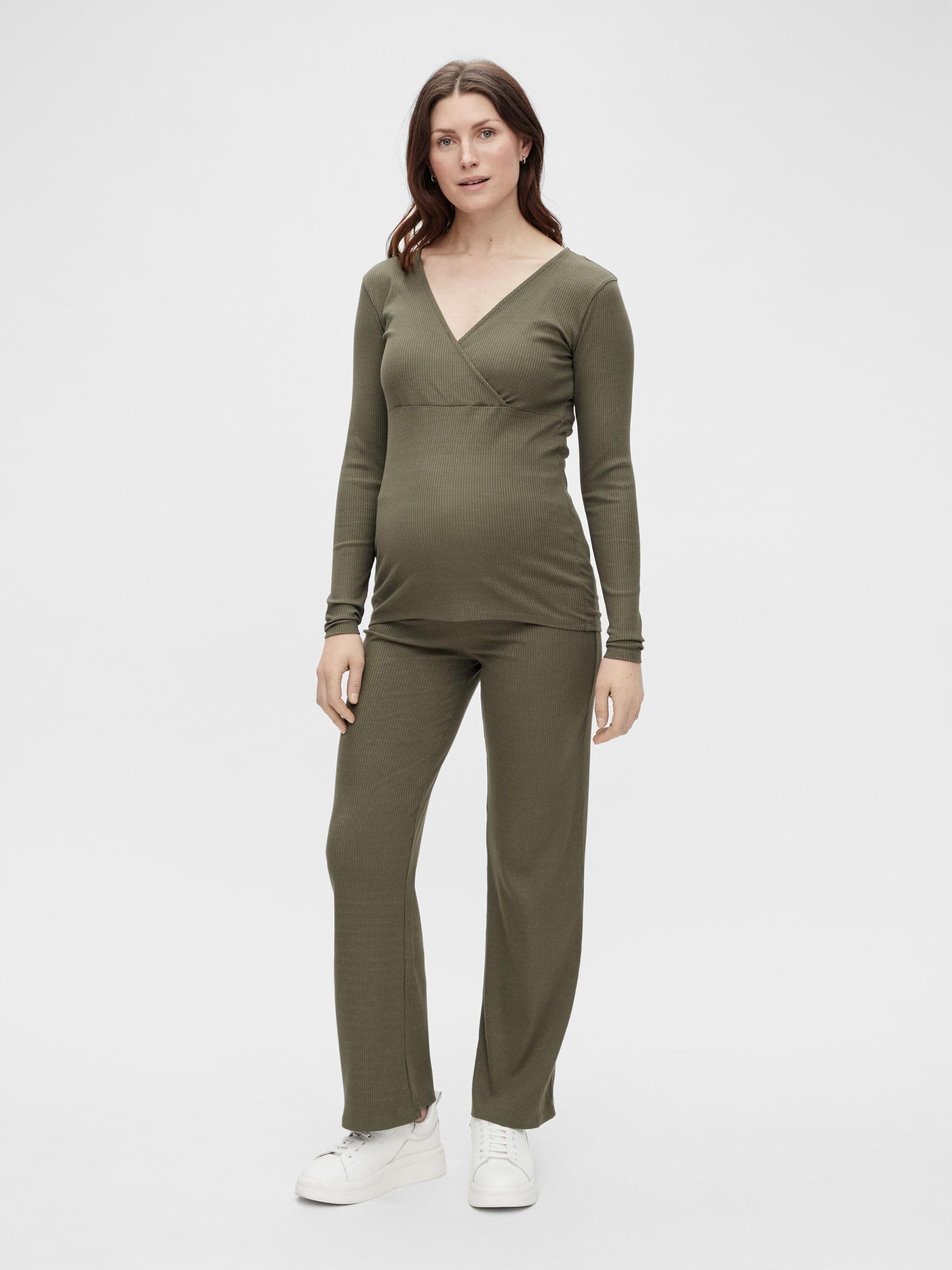 mamalicious-mlpilar-umstands-und-still-langarmshirt-aus-bio-baumwolle-mit-bindeg image 4