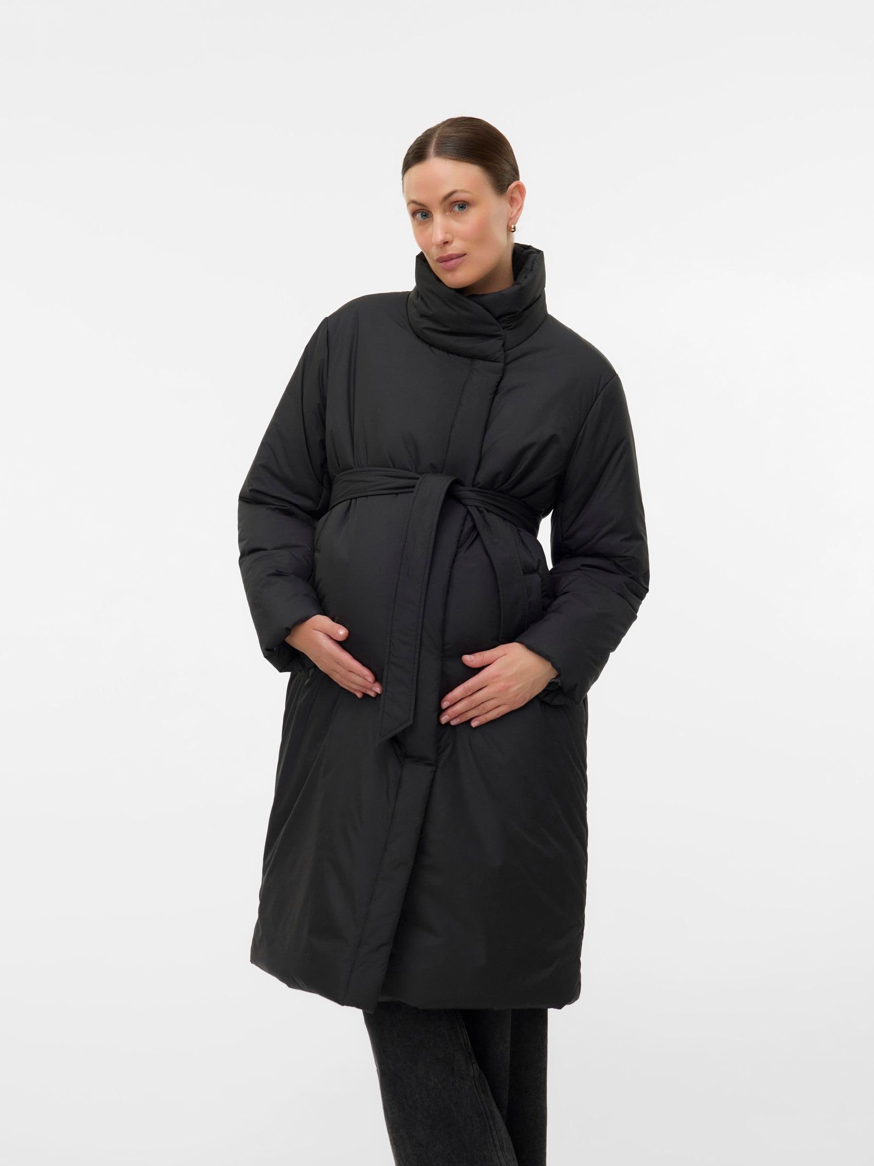 mamalicious-stehkragen-steppjacke-2-in-1-umstands-und-normaljacke-langarm-mit-g- image 2