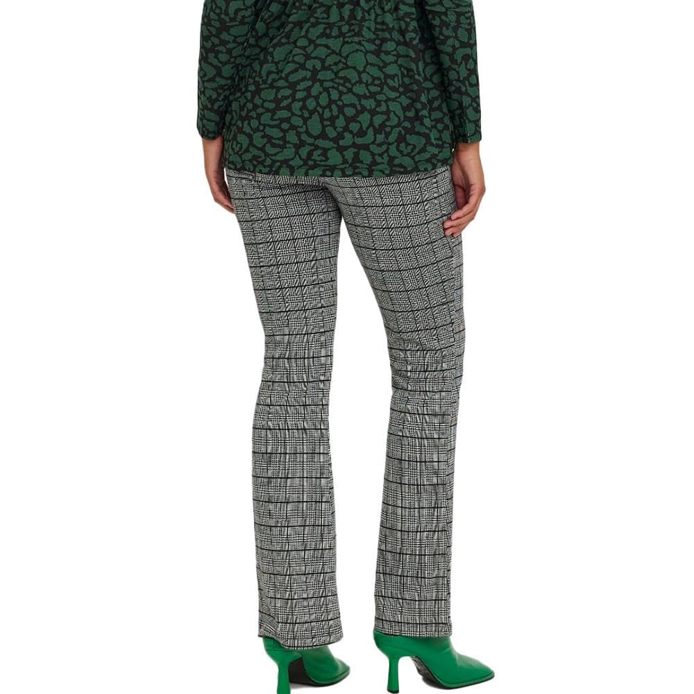 mamalicious-noelli-damen-leggings-schwarz-grau-hoher-bund-elastischer-bund-bedru image 2