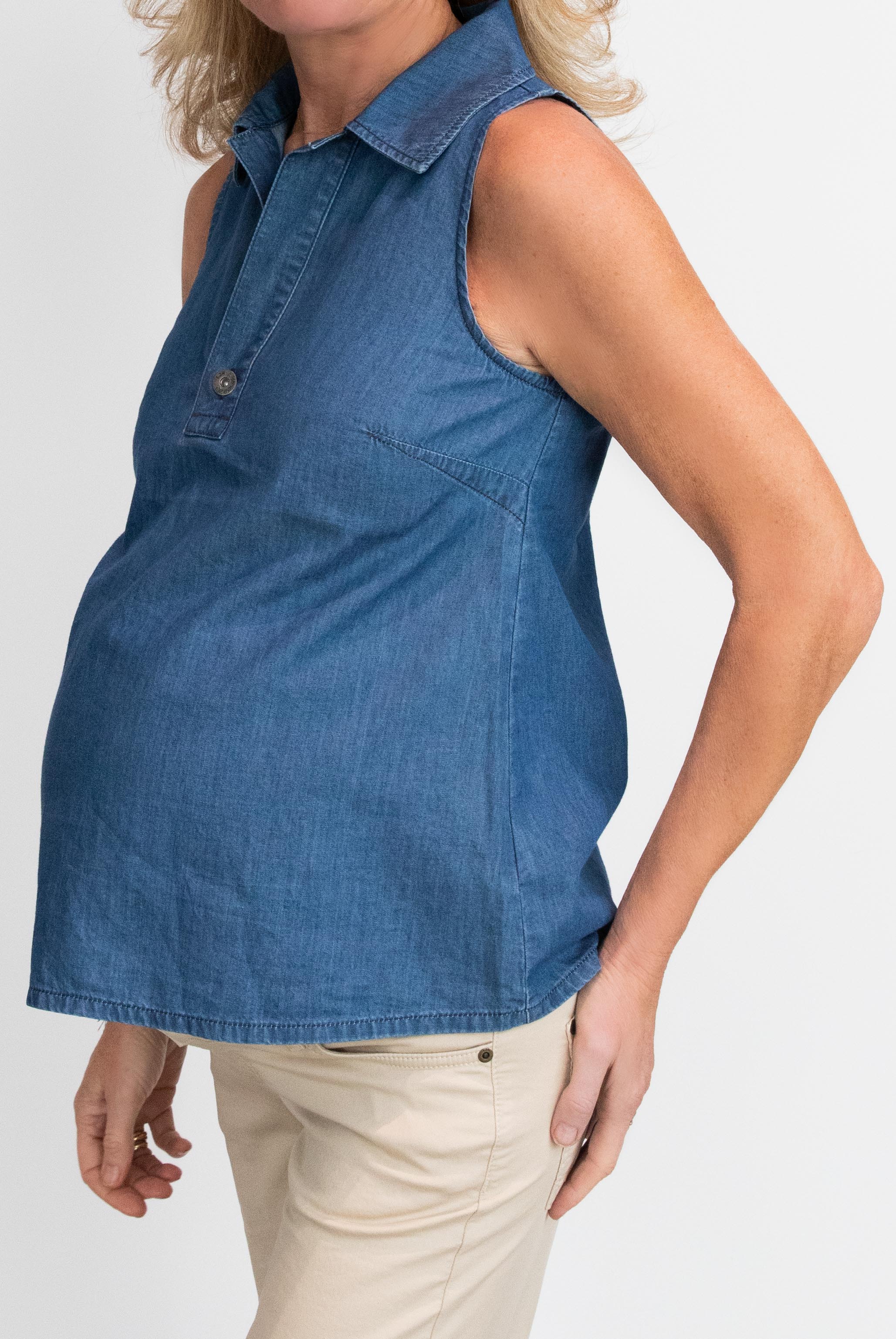love2wait-blouse-denim-sleeveless-umstands-und-stillbluse-stone-wash image 2