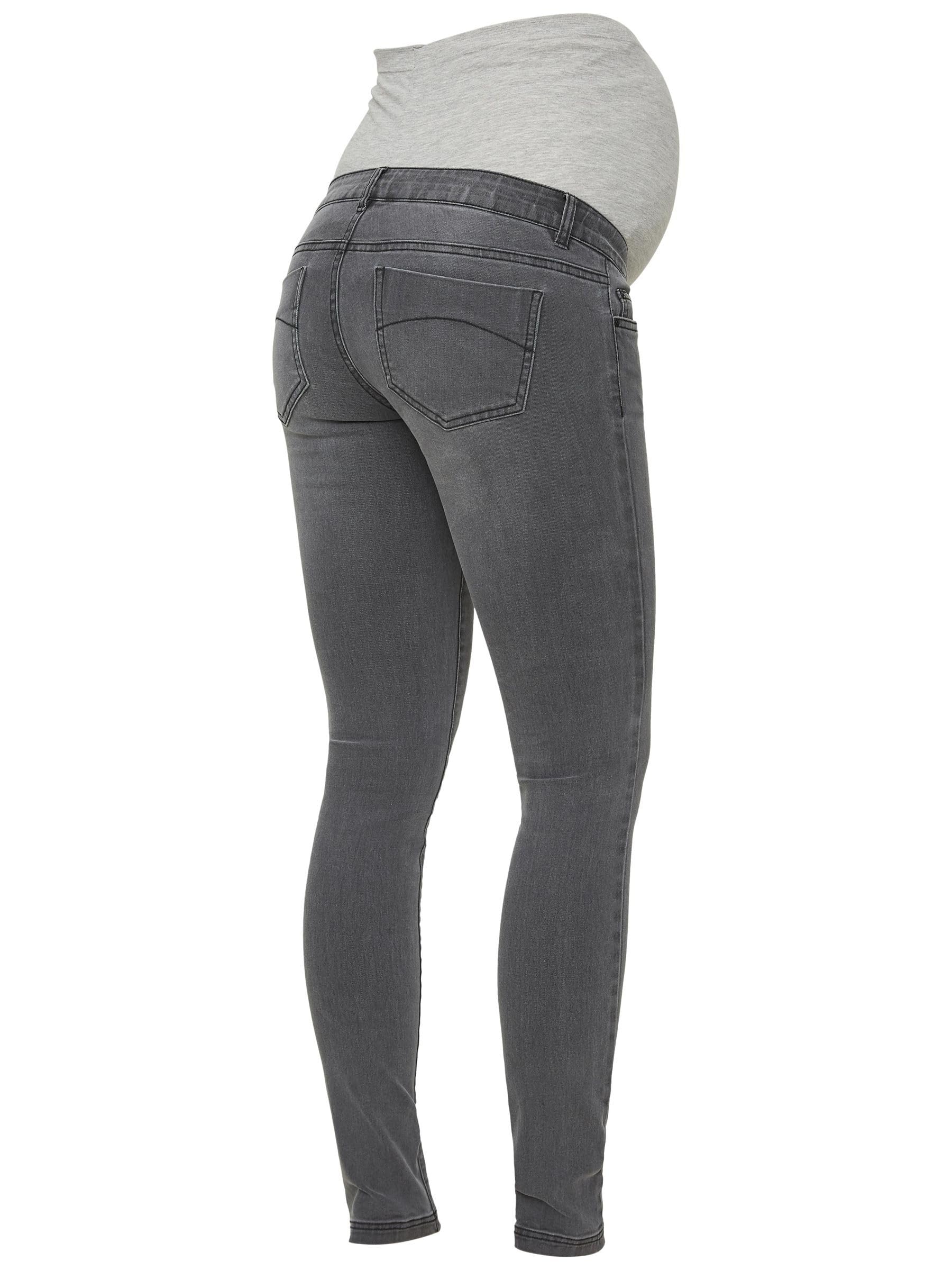 mamalicious-damen-hose-mllola-slim-grey-jeans-a-noos-stylische-umstandsjeans-in- image 3