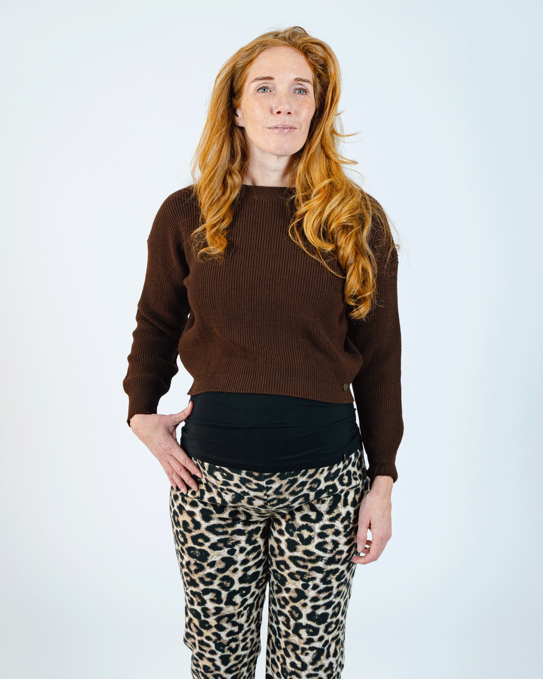 love2wait-knit-cropped-gebreites-crop-top-mit-langen-rmeln-brown image 4