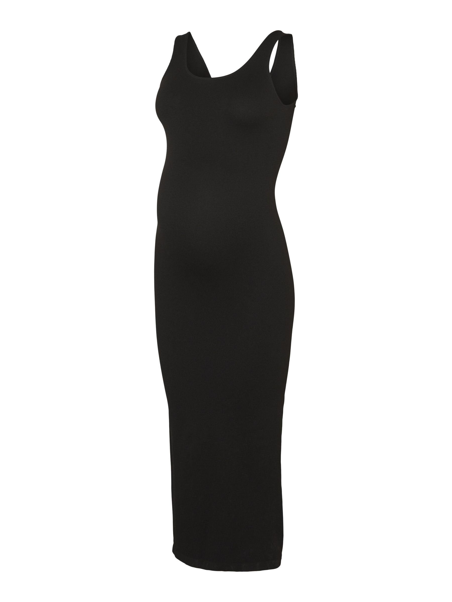 mamalicious-vmmisa-sl-seamless-midi-rib-dress-nahtloses-midikleid-f-r-die-schwan image 1