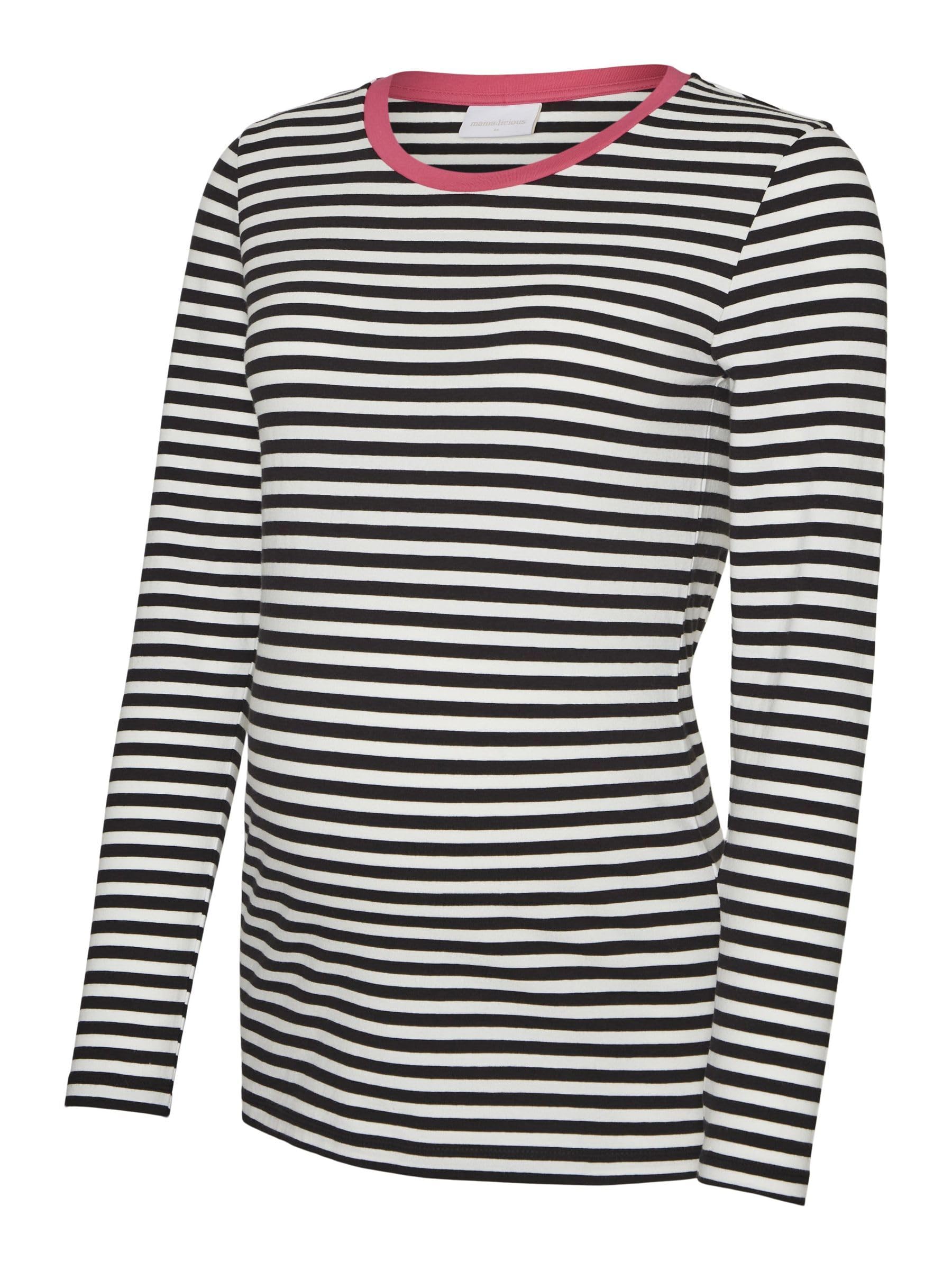 mamalicious-mlgisela-langarm-umstandsshirt-mit-streifen-gr-e-m image 2