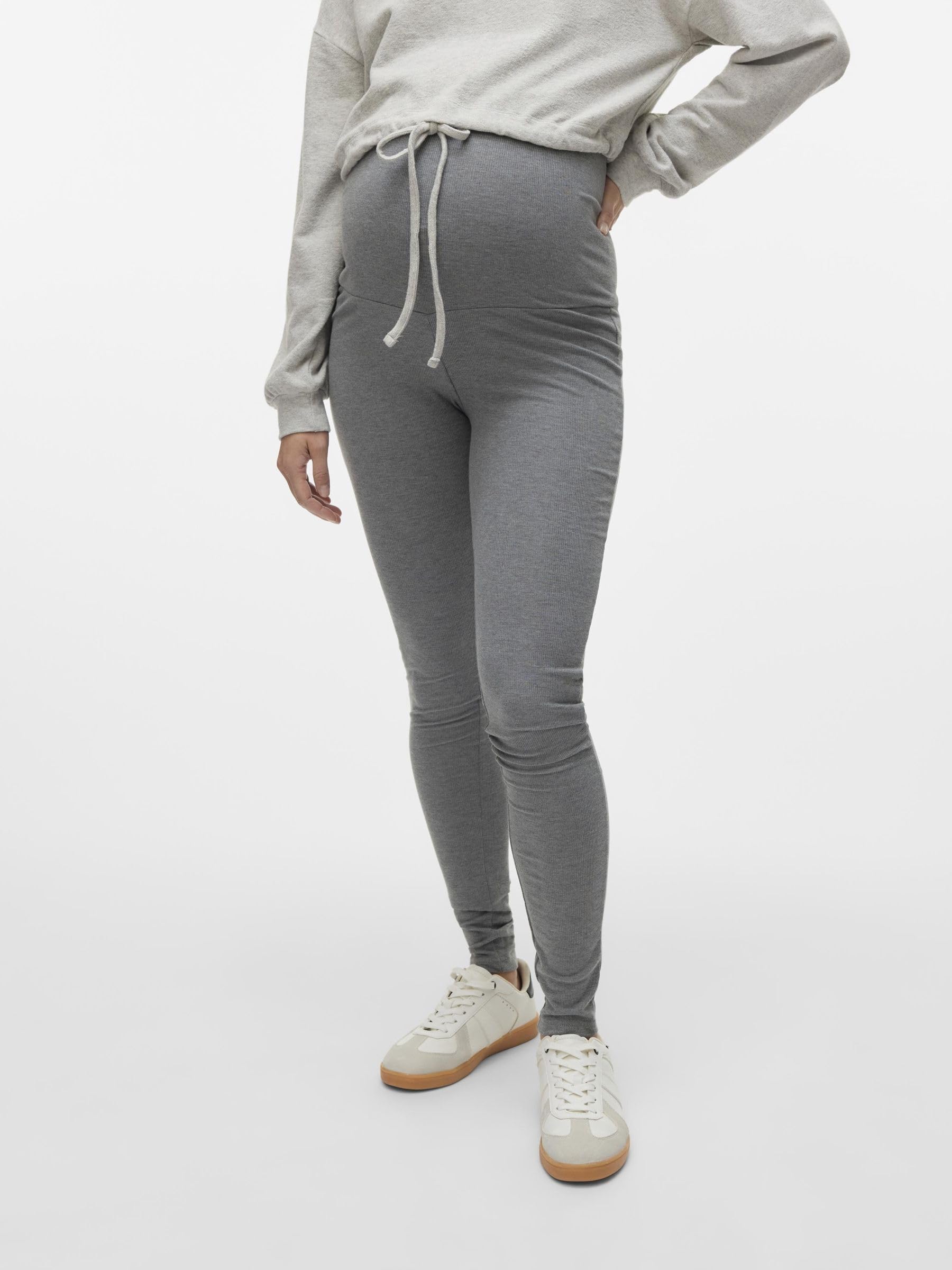 mamalicious-umstands-leggings-mit-hoher-taille-und-bauchband-normal-geschnitten image 5