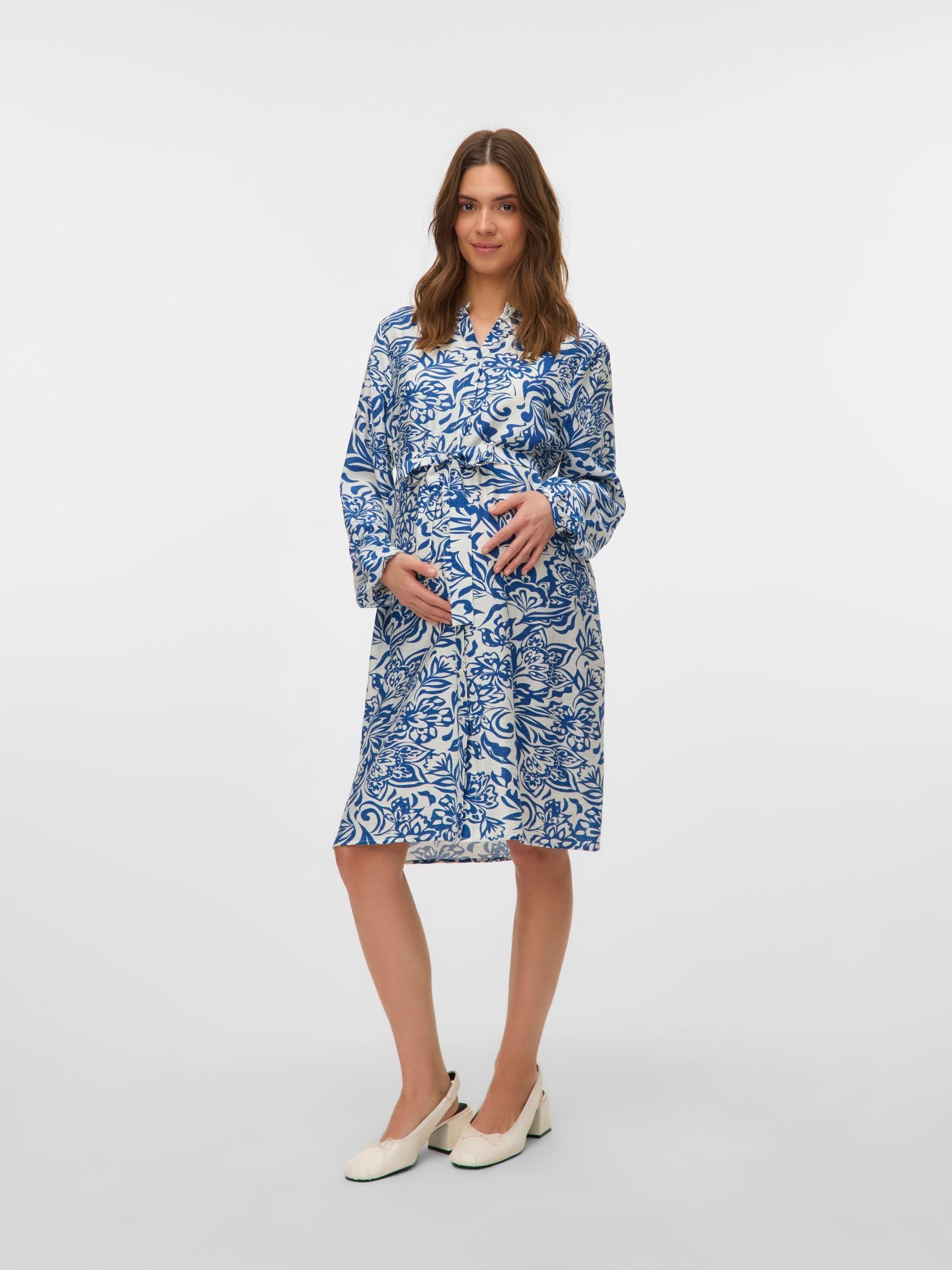 mamalicious-umstandskleid-mlsorilla-locker-geschnittenes-langarm-stillkleid-mit- image 5