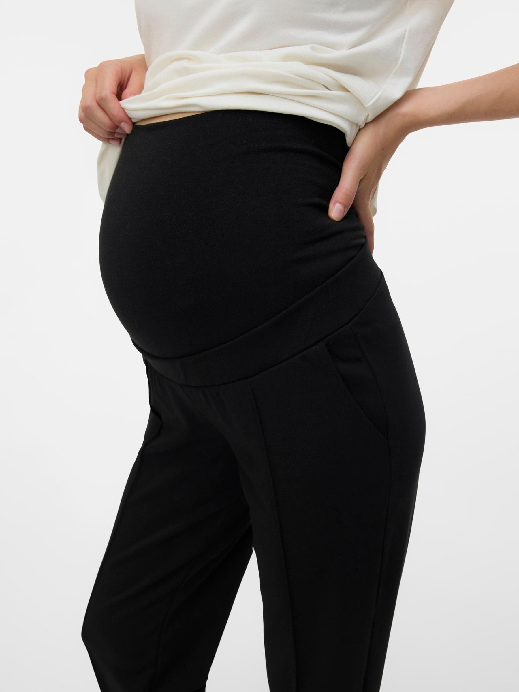 mamalicious-mlmila-umstands-hose-mit-hoher-taille-und-bauchband-normal-geschnitt-2 image 5